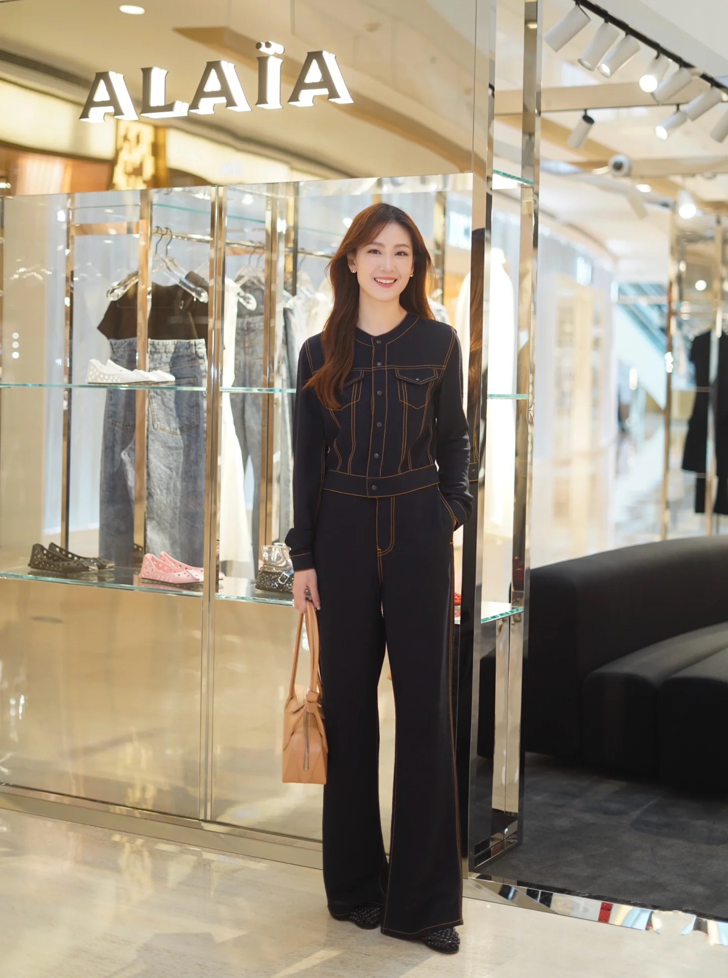 ♥️alai*早秋牛仔走线上衣！SML