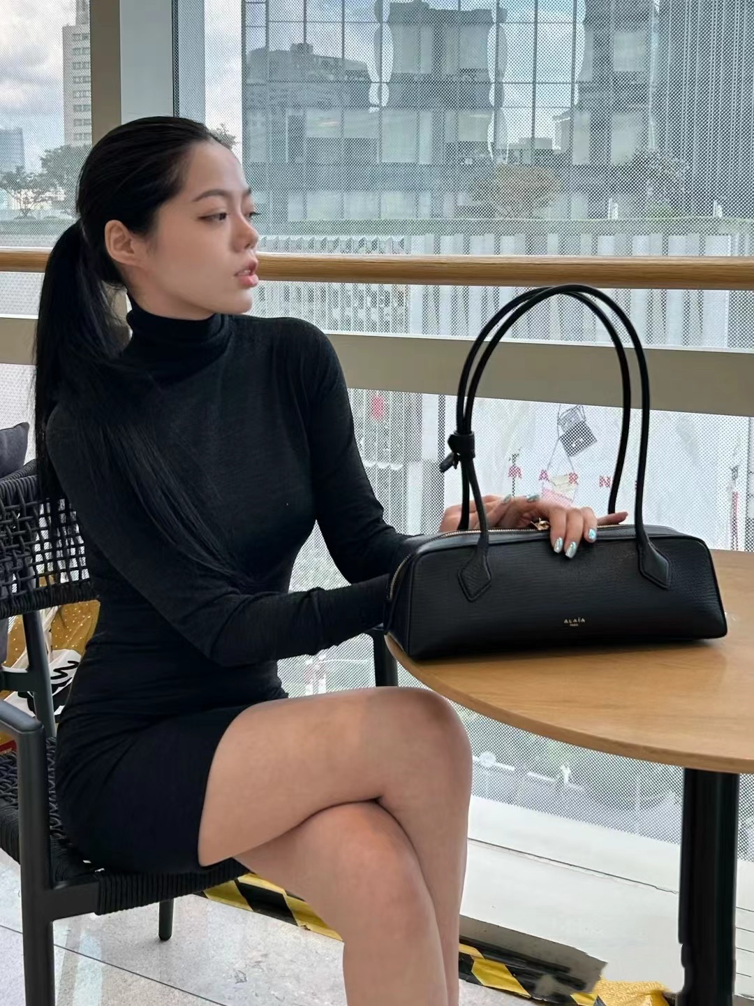 ♥️alai*秀款精纺超细羊毛针织连衣裙！100%杨子羊毛，SML 