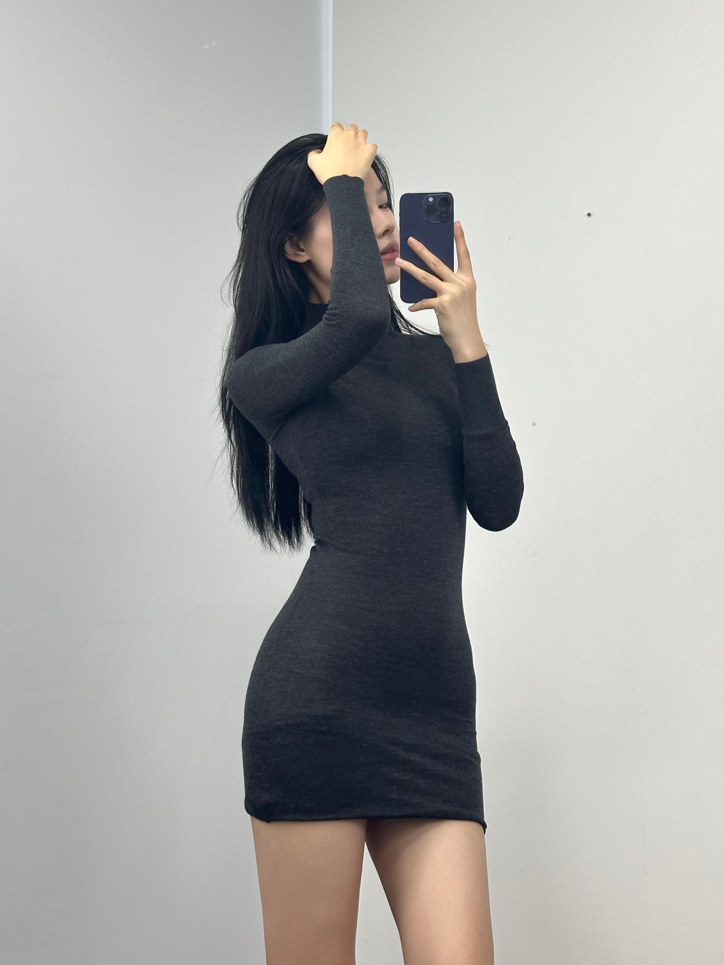 ♥️alai*秀款精纺超细羊毛针织连衣裙！100%杨子羊毛，SML 