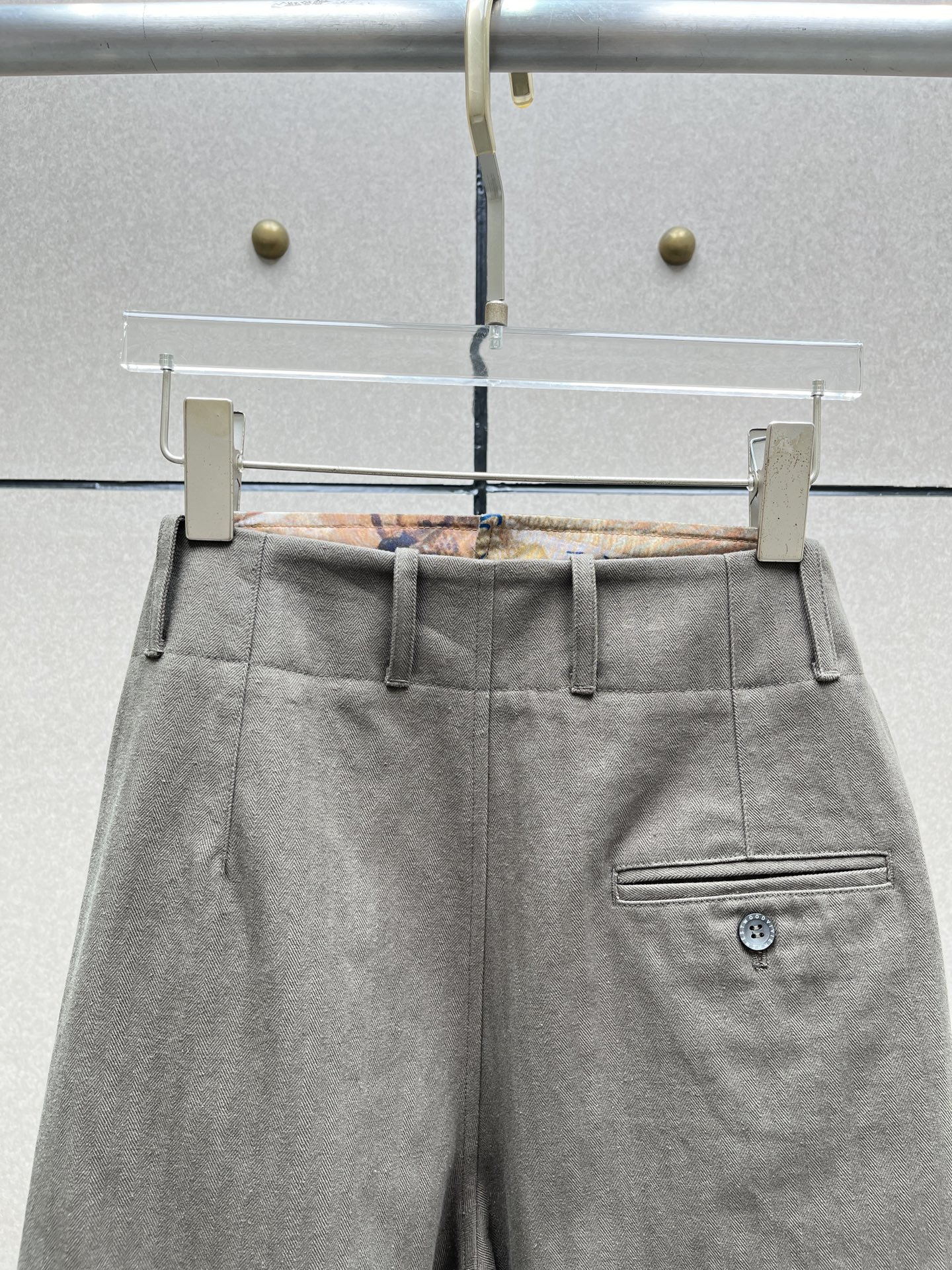 ♥️vivienne* 刺绣双腰松垮长裤！棉 SML