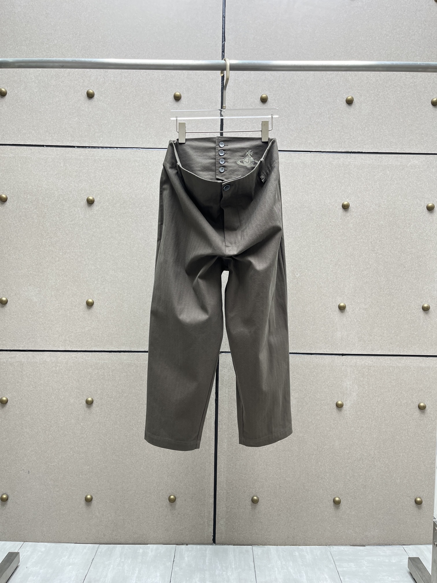 NO:319101,vivienne* Embroidered double waist loose trousers!  cotton SML, alexander wang19860909vivienne* 刺绣双腰松垮长裤！棉 SML,,alexander wang,Women's clothing