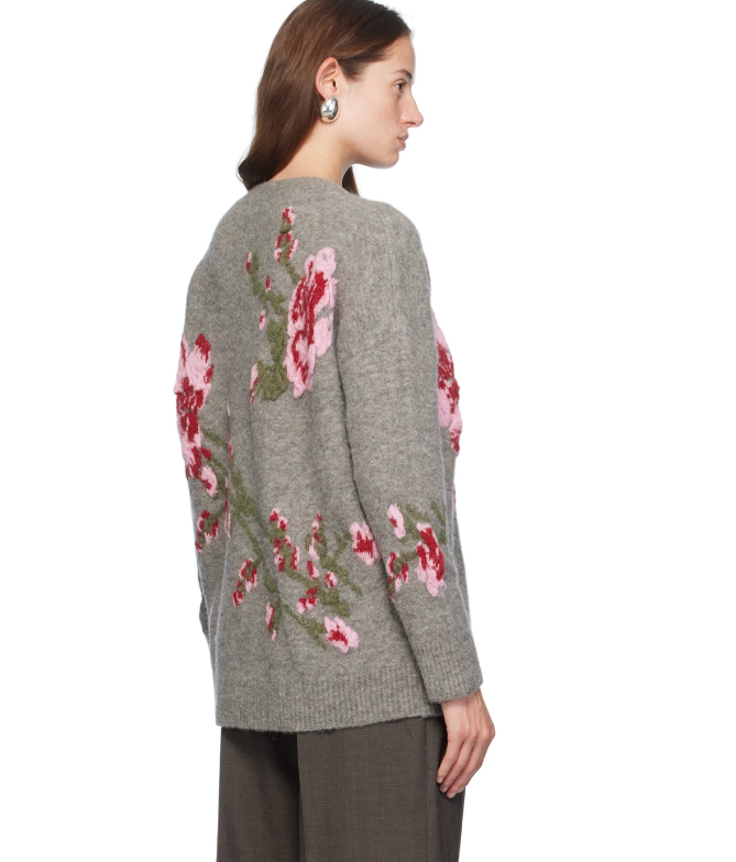 ❤️blumari*立体玫瑰花针织毛衣！两色 SML