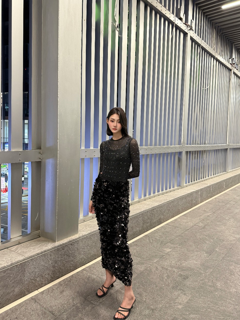 ♥️定制染色圆片双层半裙！两色 SML 