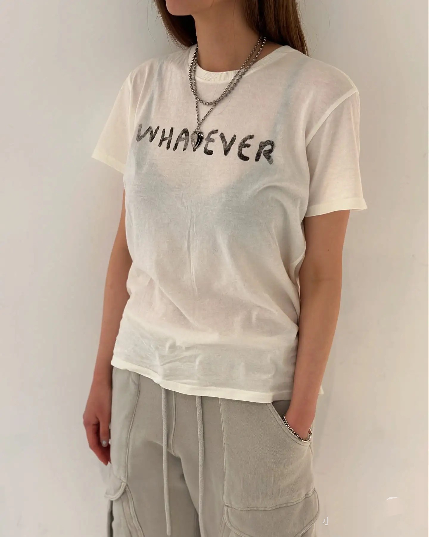 NO:319149,r 1* Washing water to make old letters T-shirt!  Cotton Tricolor, Tees, t-shirt,alexander wang19860909r 1*洗水做旧字母T恤！棉 三色,,tees，t-shirt,alexander wang,Women's clothing