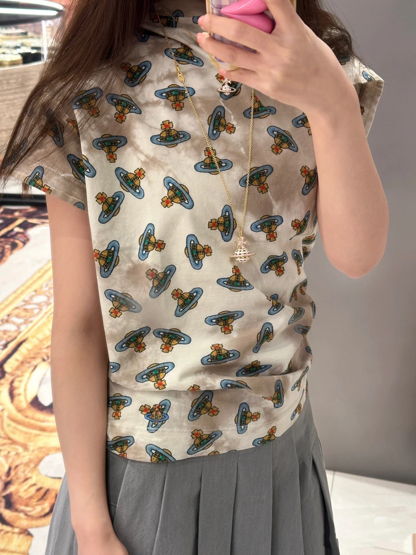 NO:319134,vivi* printed embroidered T-shirt!  Cotton Active Print SML, tees, t-shirt,alexander wang19860909vivi*印花刺绣T恤！棉 活性印花 SML,,tees，t-shirt,alexander wang,Women's clothing