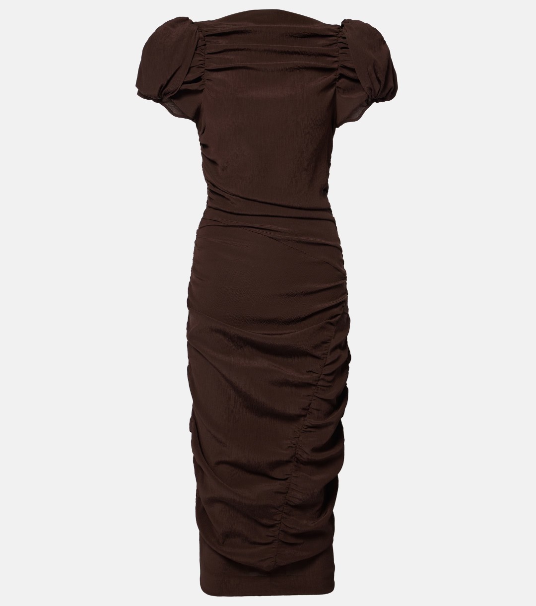 NO:319071,magda shoulder padded bud sleeve pleated dress!  SML, skirts,alexander wang19860909magda 垫肩花苞袖收褶连衣裙！SML,,skirts,alexander wang,Women's clothing