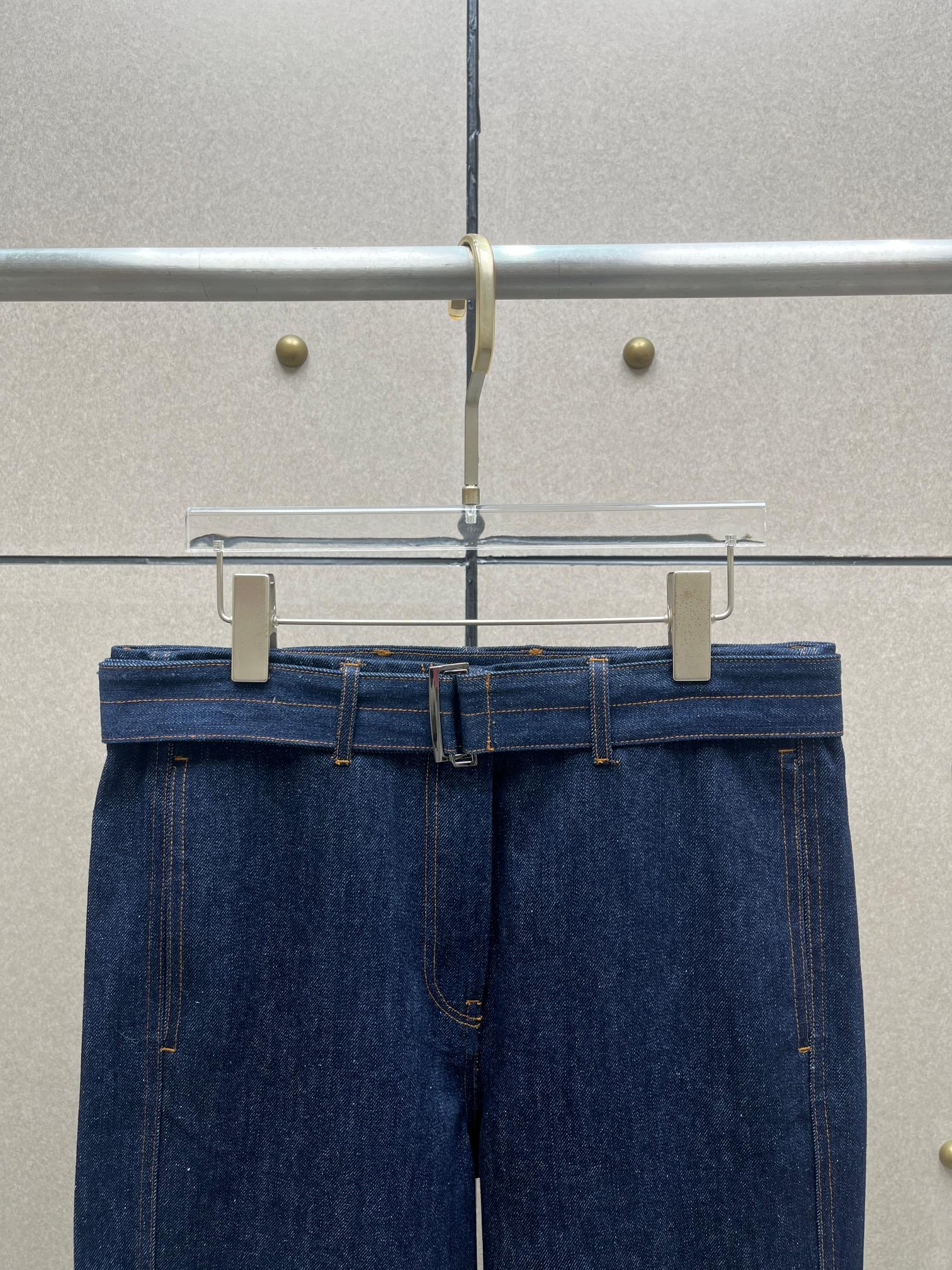 ♥️magda 腰带宽松牛仔裤！棉 SML