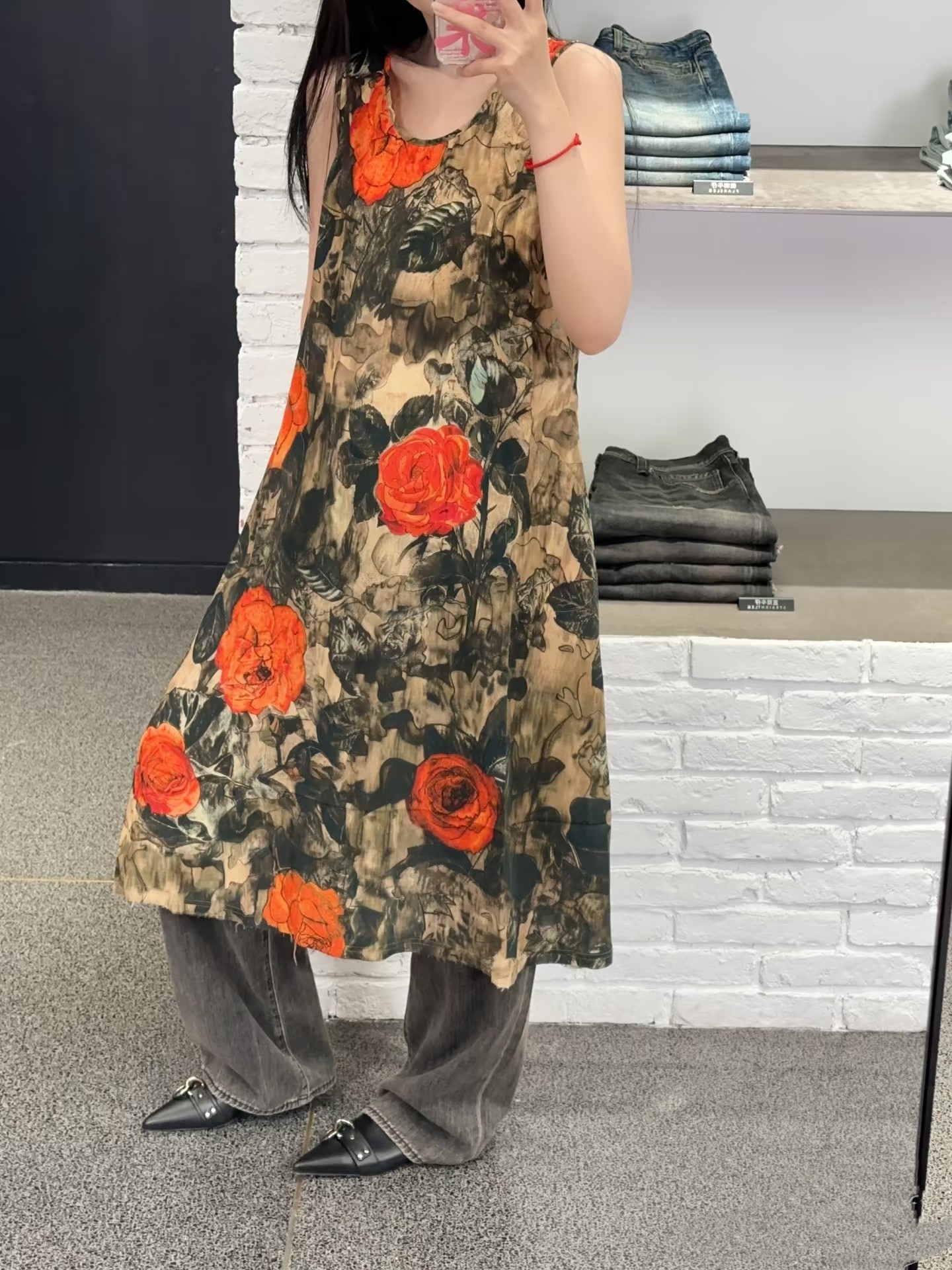 NO:319145,13 Printed loose dress!  Cupric Silk SML, skirts, alexander wang1986090913 印花宽松连衣裙！铜氨丝 SML,,skirts,alexander wang,Women's clothing