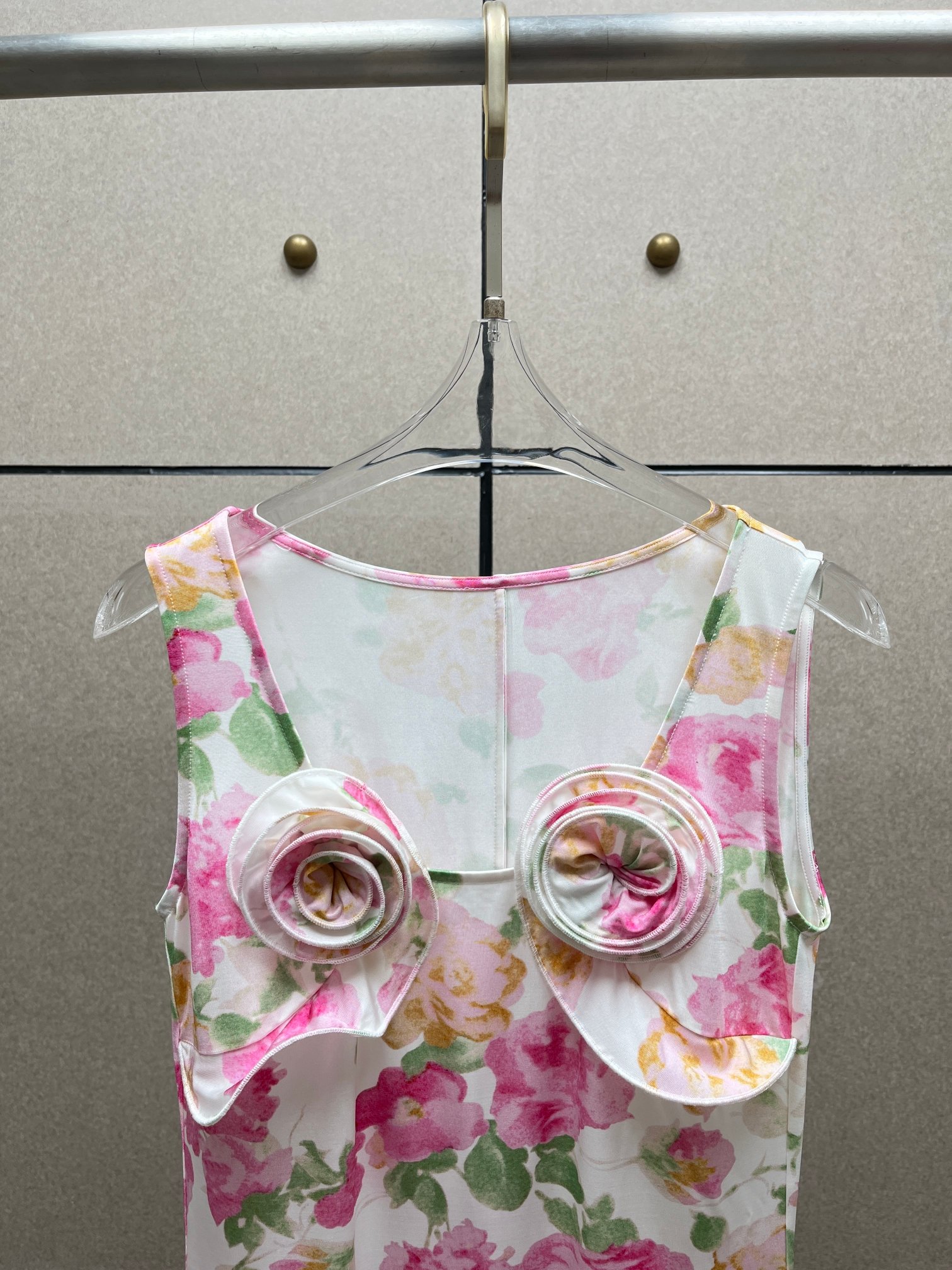 ♥️人丝印花连衣裙！人丝面料 活性印花 SML