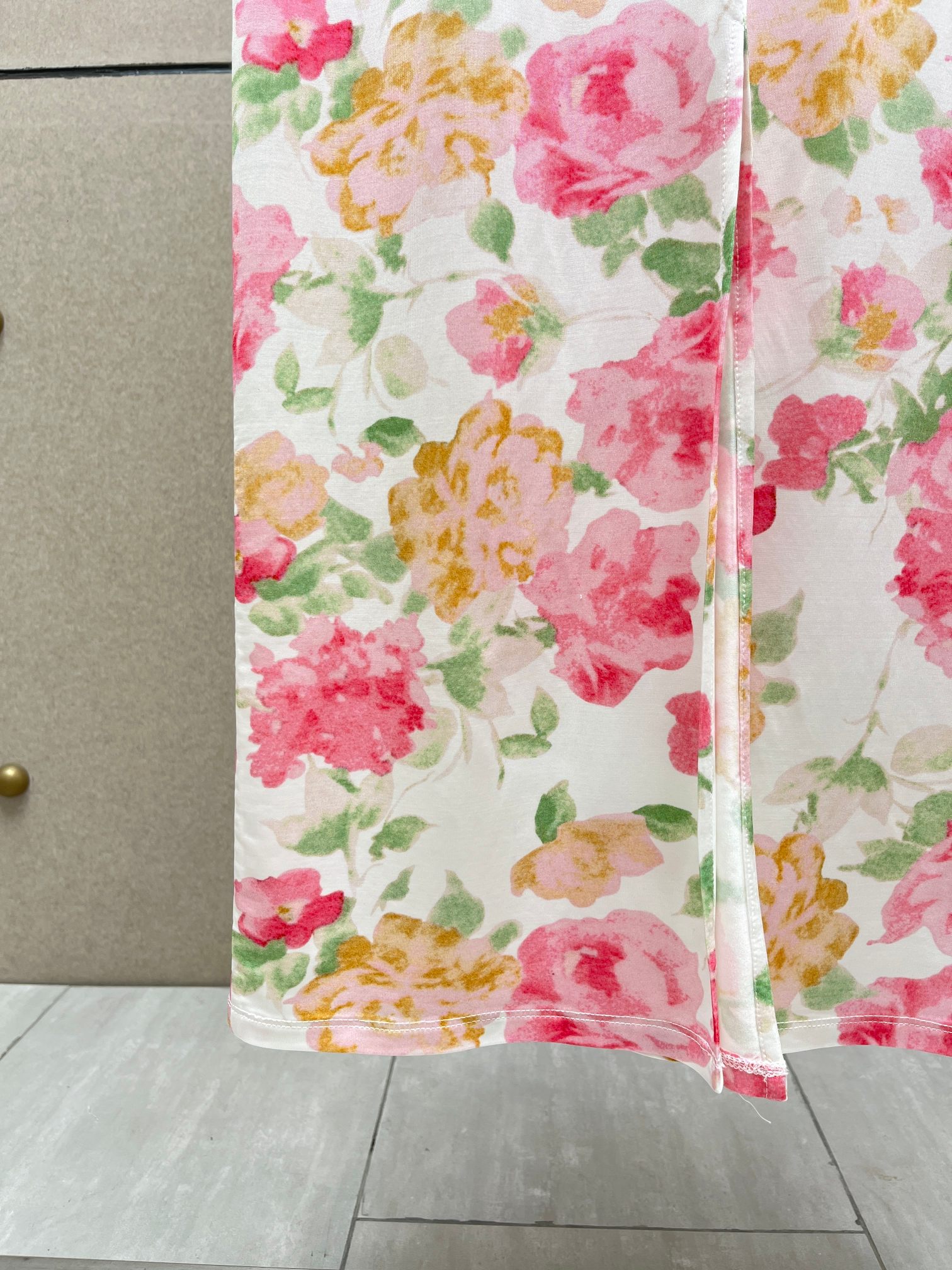 ♥️人丝印花连衣裙！人丝面料 活性印花 SML