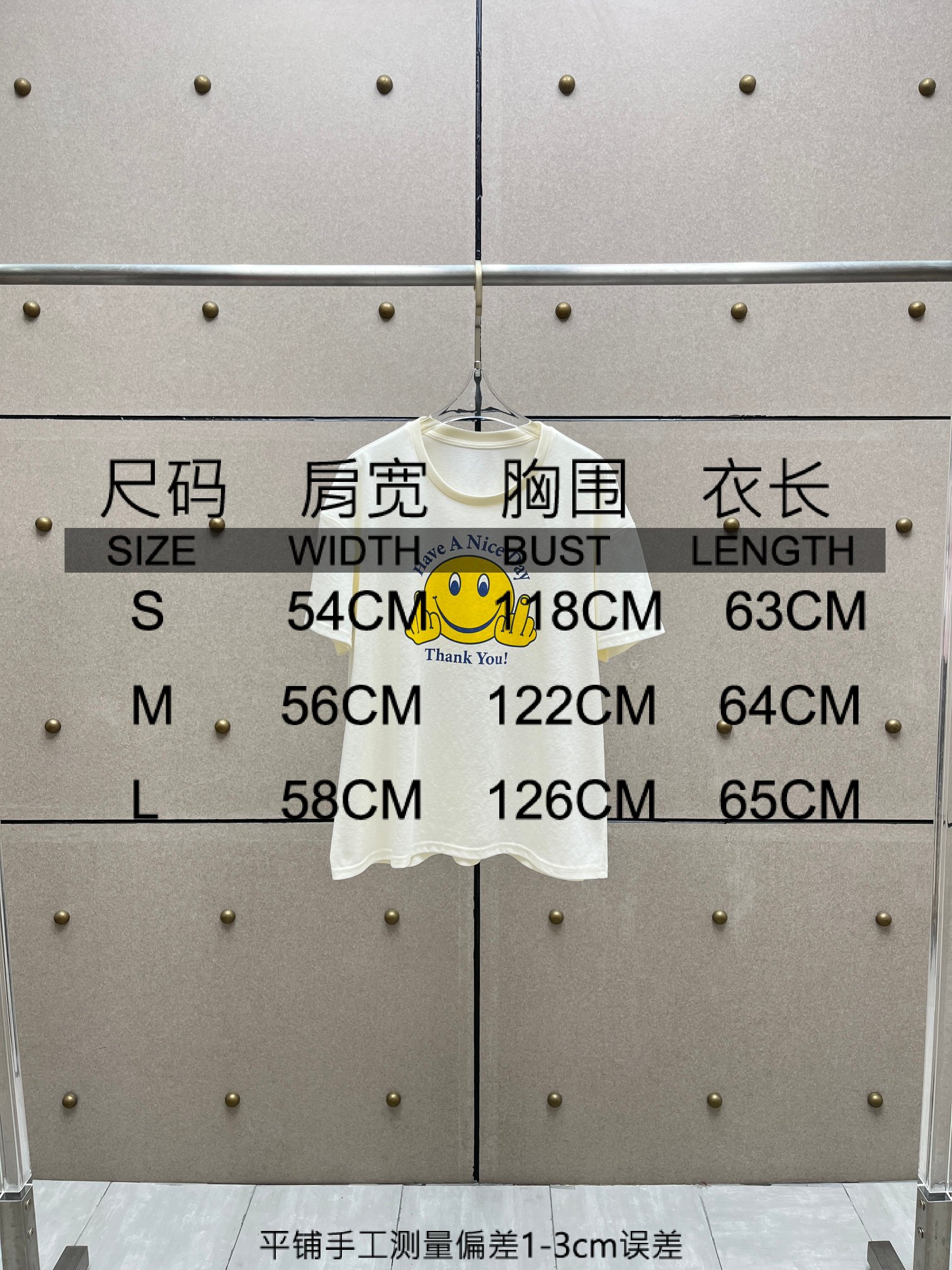 ♥️13 印花标语T恤！棉 SML  