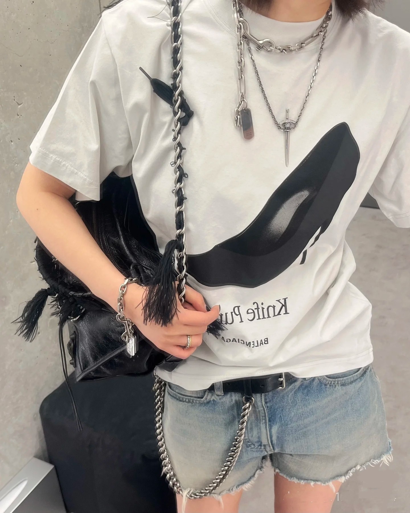 NO:329693,balen* high heel print T-shirt!  cotton SML, balenciaga, high heels,tees,t-shirt,alexander wang19860909balen*高跟鞋印花T恤！棉 SML,,balenciaga,high heels,tees，t-shirt,alexander wang,Women's clothing