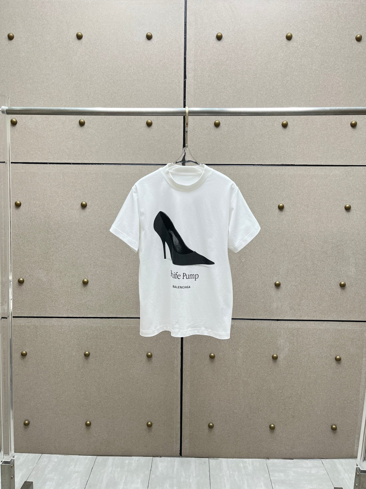 NO:329691,balen* high heel print T-shirt!  cotton SML, balenciaga, high heels,tees,t-shirt,alexander wang19860909balen*高跟鞋印花T恤！棉 SML,,balenciaga,high heels,tees，t-shirt,alexander wang,Women's clothing
