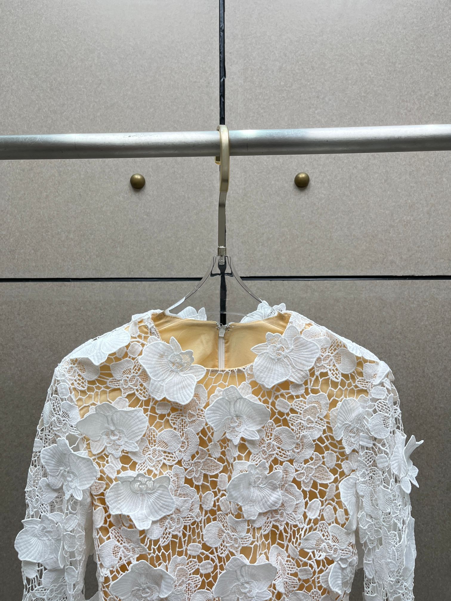 ♥️水溶花刺绣镂空上衣！棉 SML  