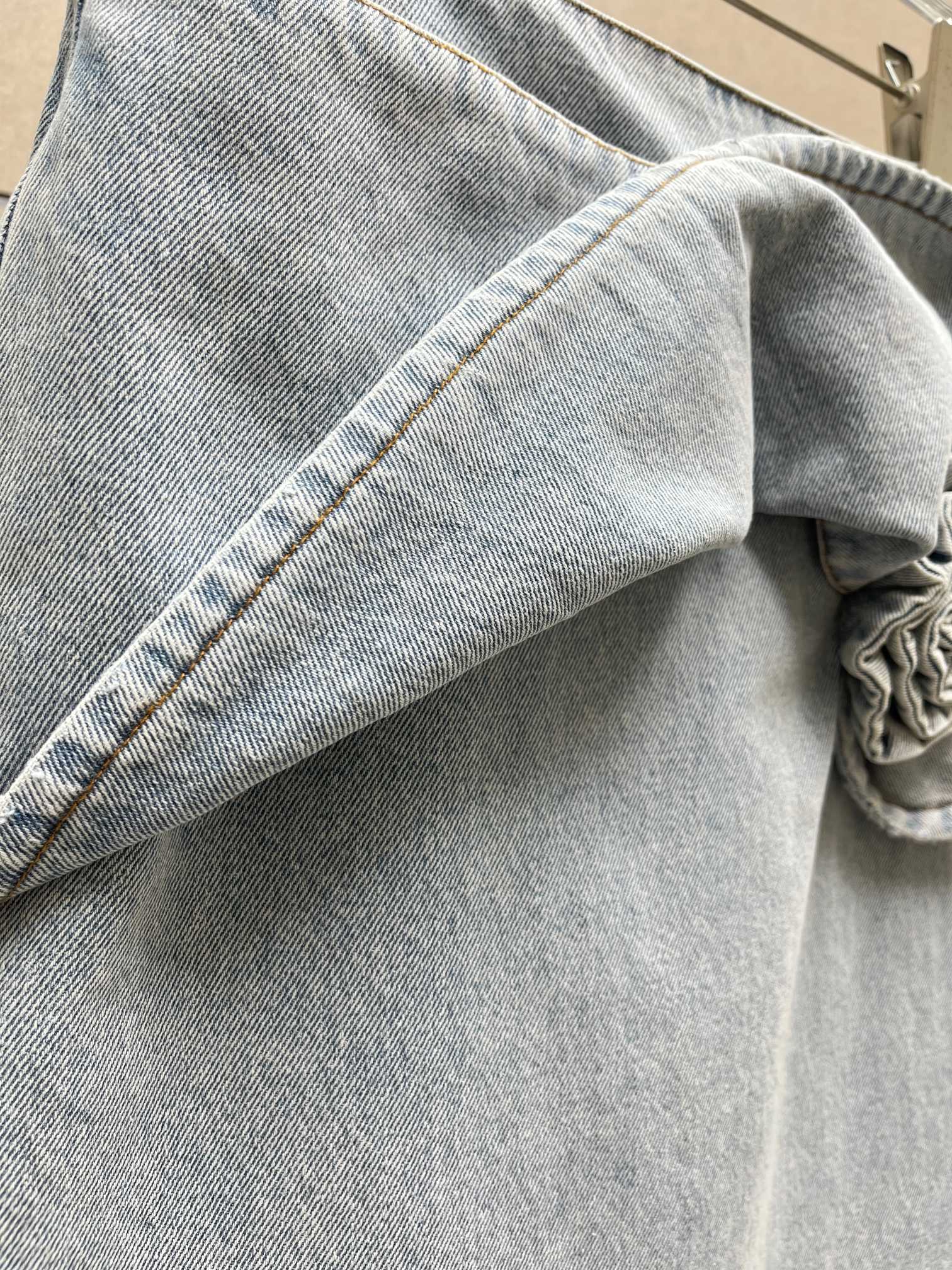 ♥️magda 纽花牛仔半裙！棉 SML