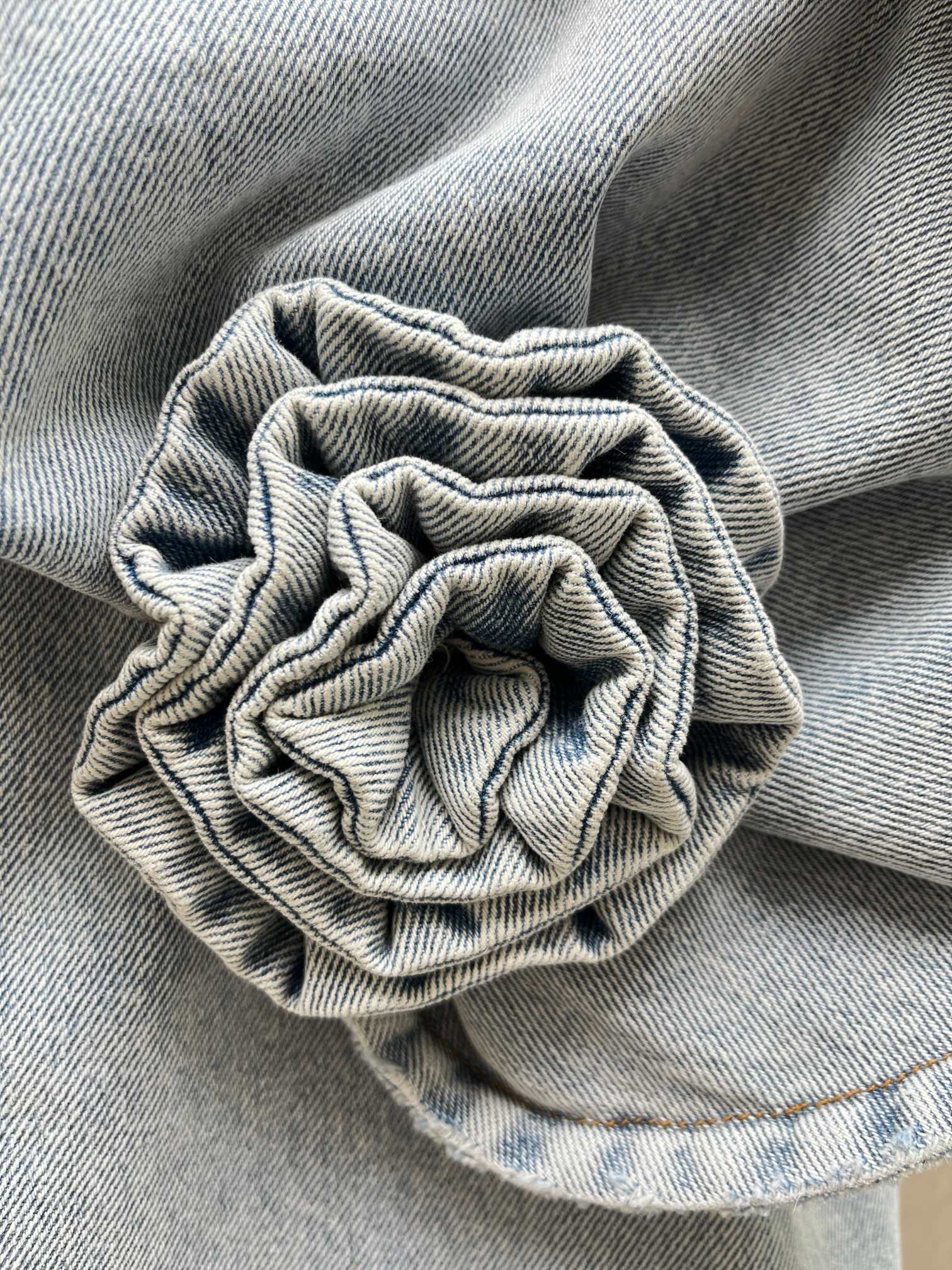 ♥️magda 纽花牛仔半裙！棉 SML