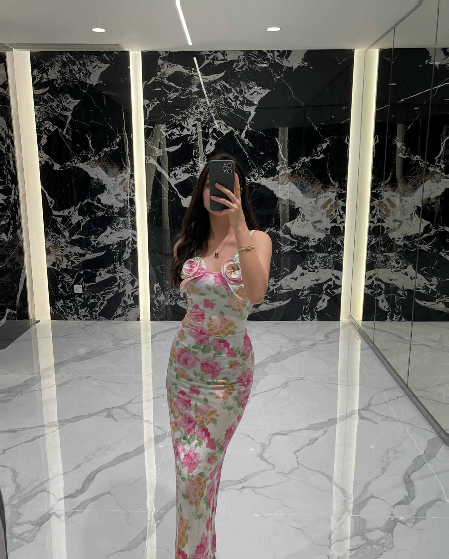 ♥️人丝印花连衣裙！人丝面料 活性印花 SML