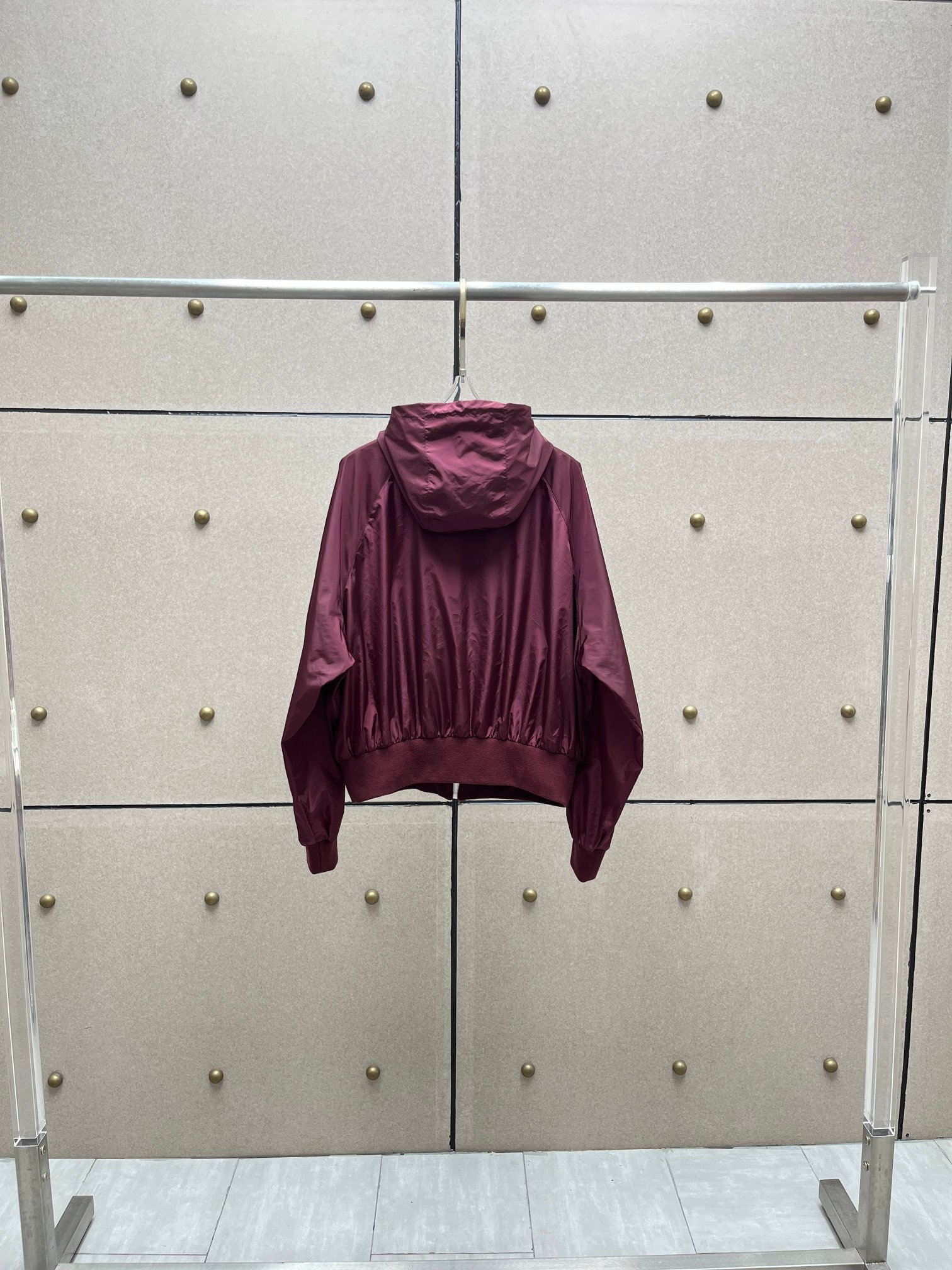 ♥️连帽拉链薄夹克外套！尼龙 SML