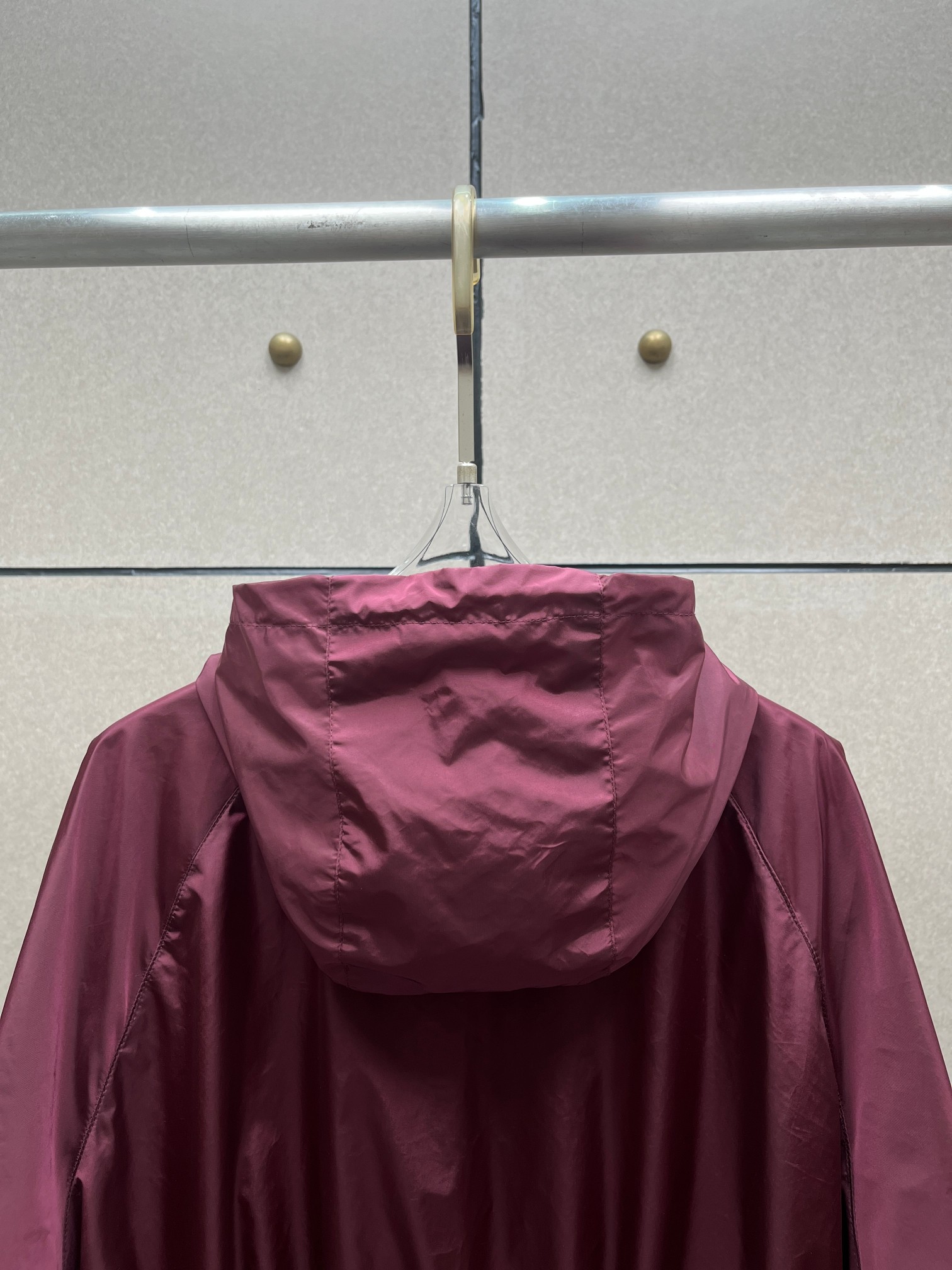 ♥️连帽拉链薄夹克外套！尼龙 SML