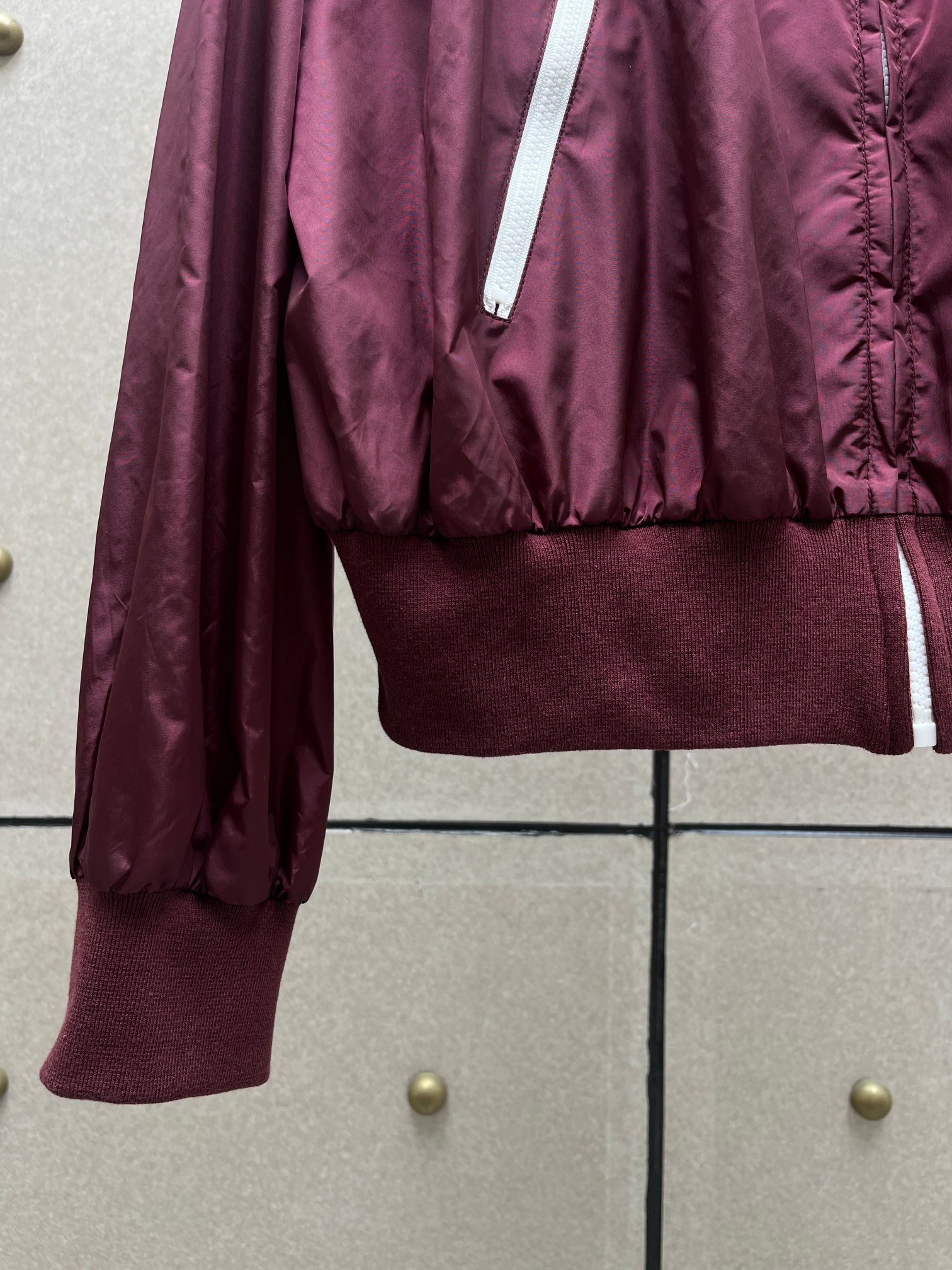 ♥️连帽拉链薄夹克外套！尼龙 SML