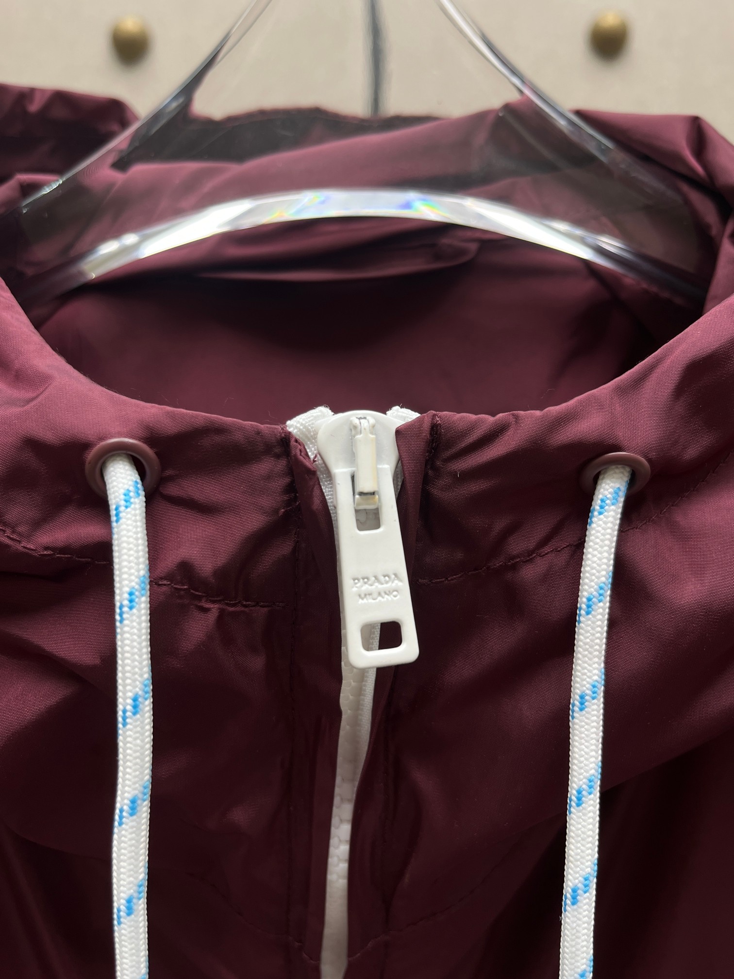 ♥️连帽拉链薄夹克外套！尼龙 SML