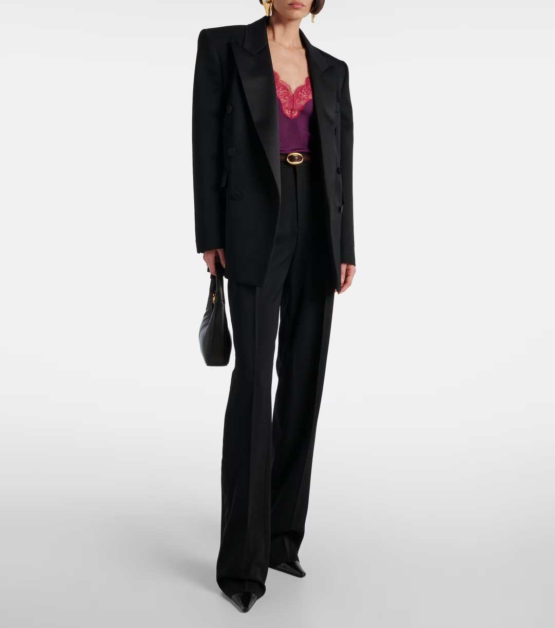 ♥️Y s l 定制染色蚕丝针织背心！绢丝纱线 定制染色 定制蕾丝 超薄螺纹针织而成。两色 SML