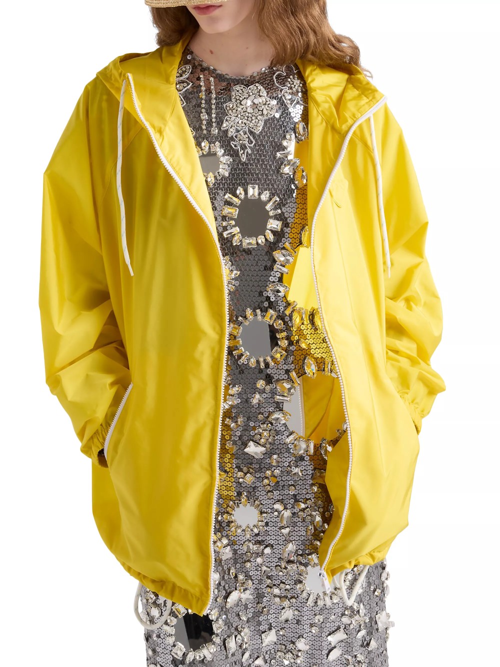 ♥️prad* 拉链夹克外套！两色 SML