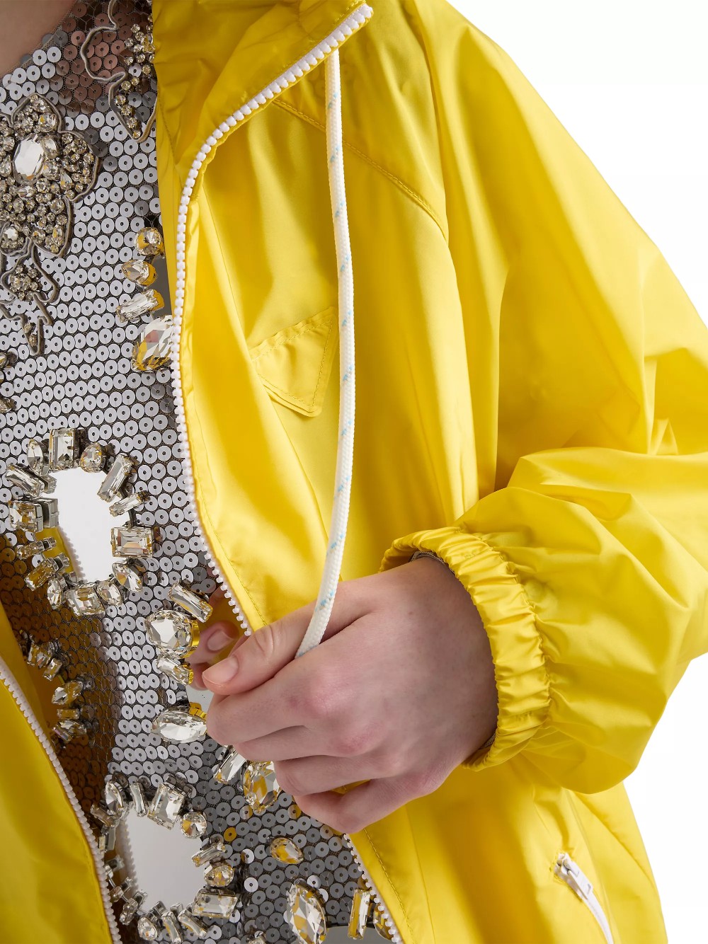 ♥️prad* 拉链夹克外套！两色 SML