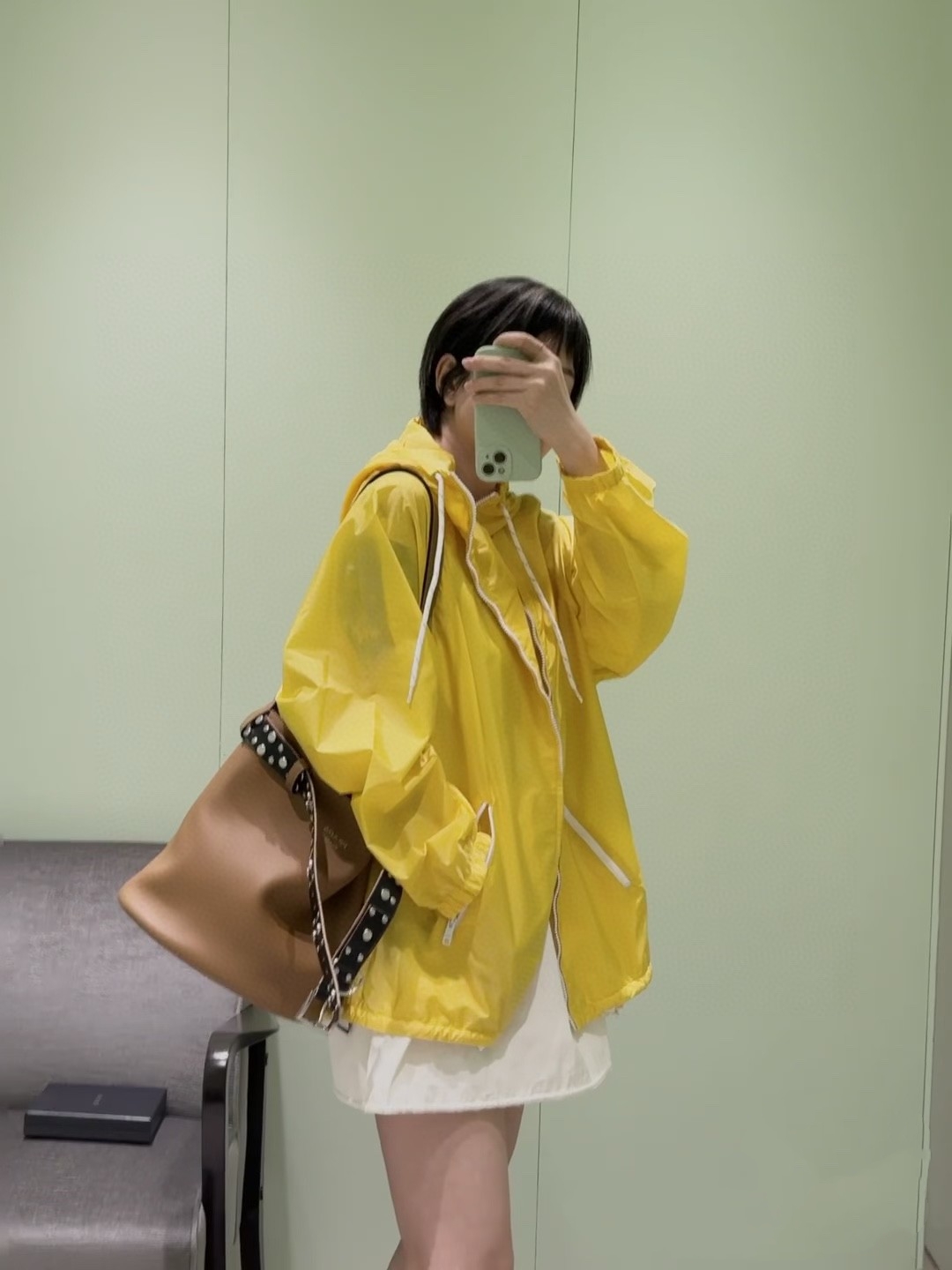 ♥️prad* 拉链夹克外套！两色 SML