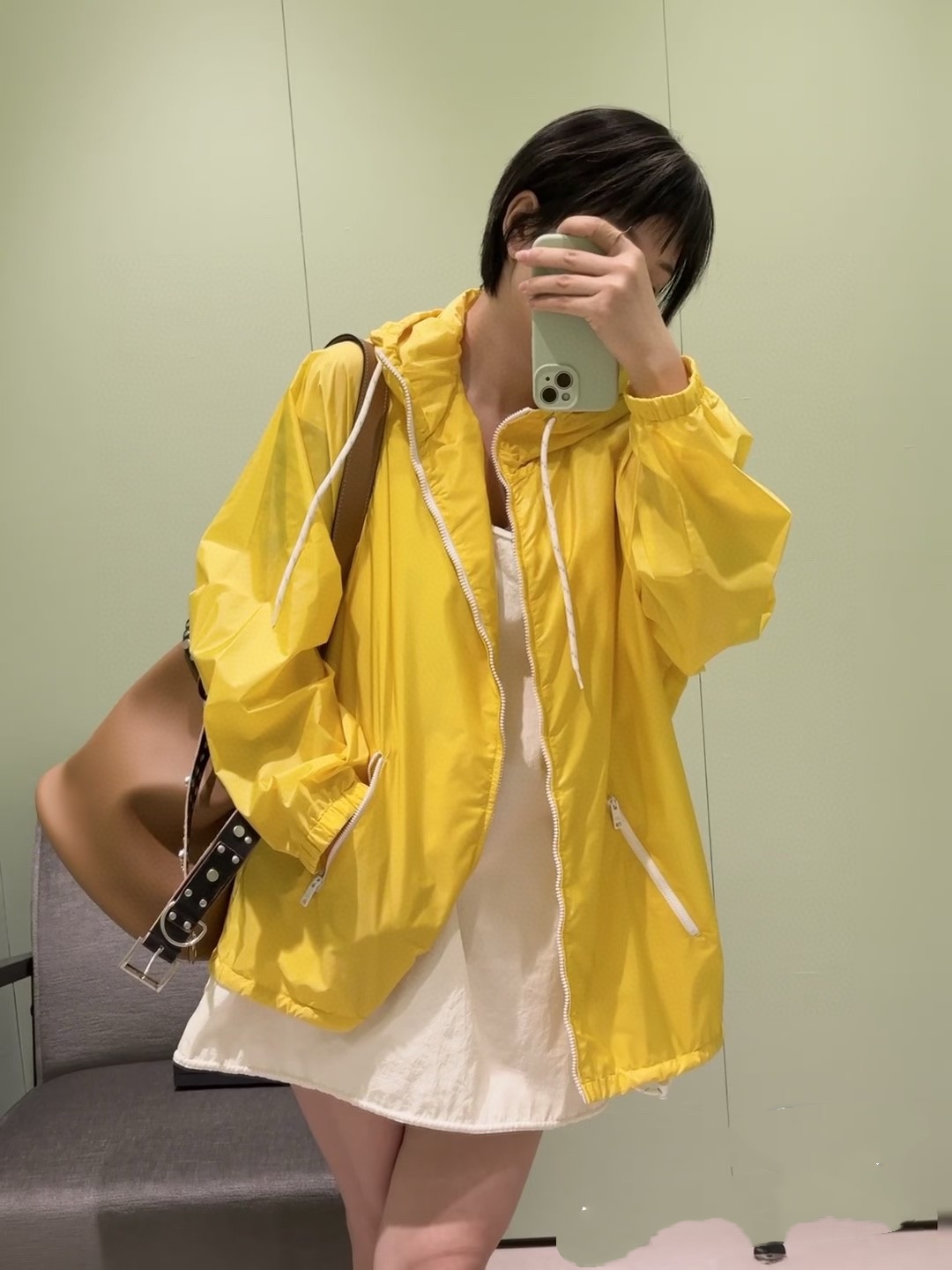 ♥️prad* 拉链夹克外套！两色 SML