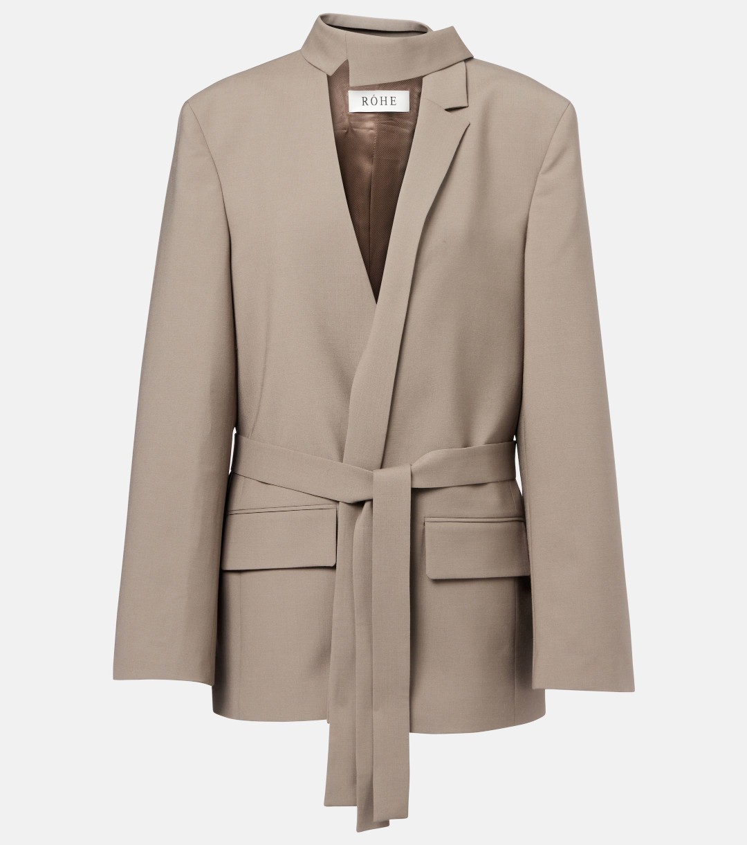 NO:327261,roh* movable streamer collar suit!  SML, business suit,alexander wang19860909roh*活动飘带领子西装！SML,,business suit,alexander wang,Women's clothing