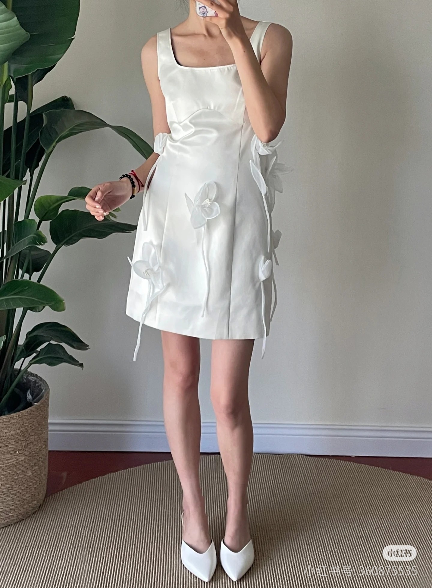 ♥️手工钉花小礼服连衣裙！SML  