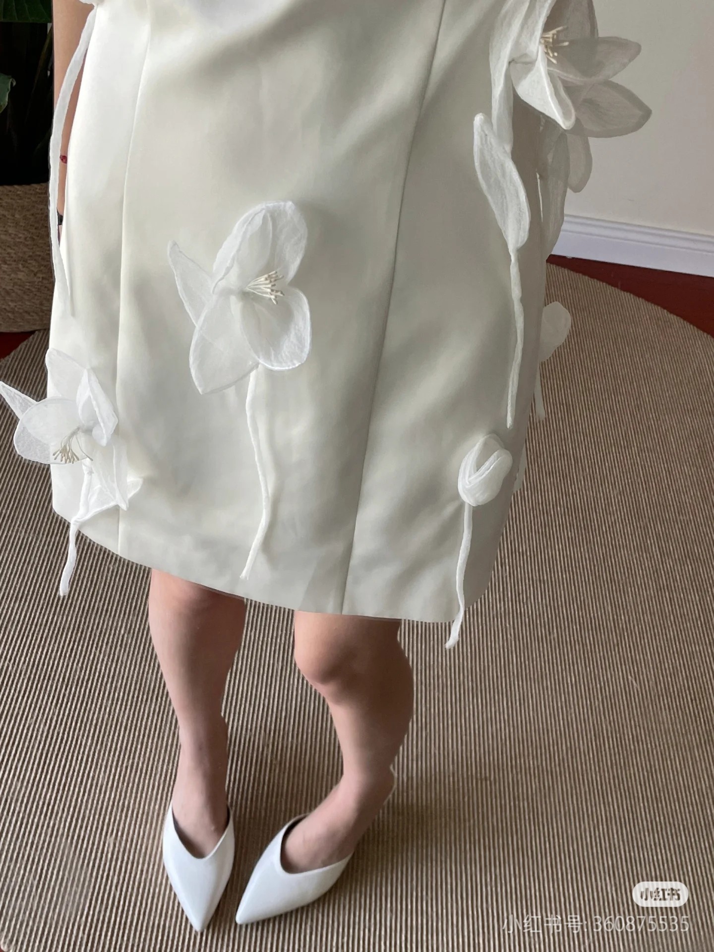 ♥️手工钉花小礼服连衣裙！SML  