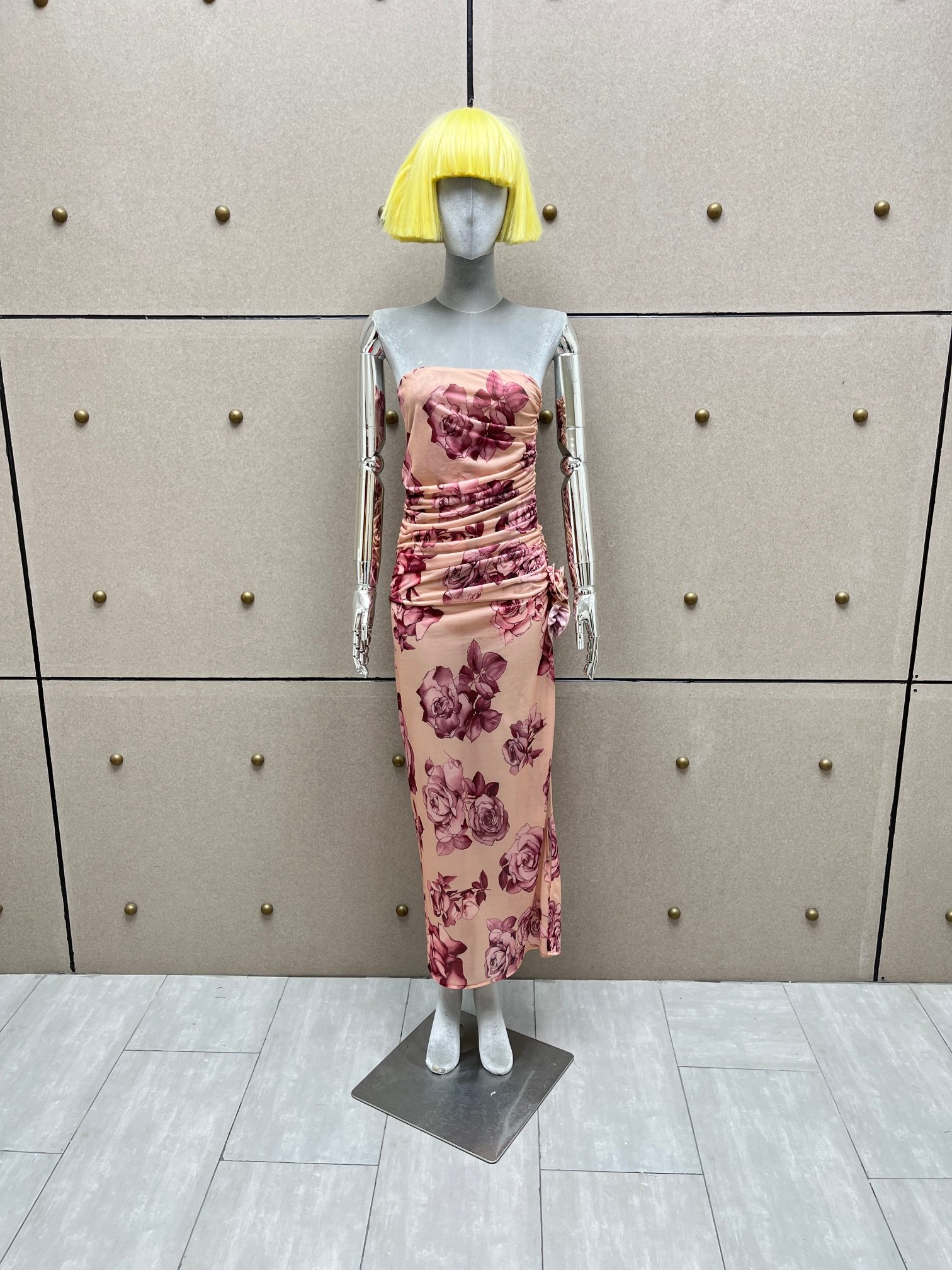 ❤️magda 印花裹胸连衣裙！SML