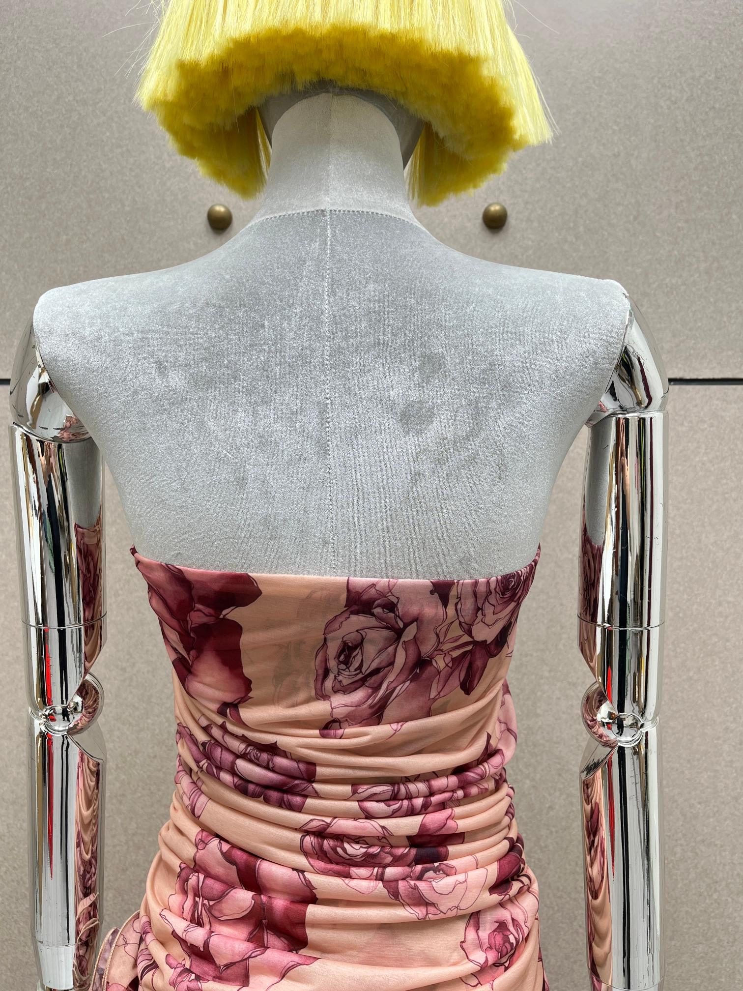 ❤️magda 印花裹胸连衣裙！SML