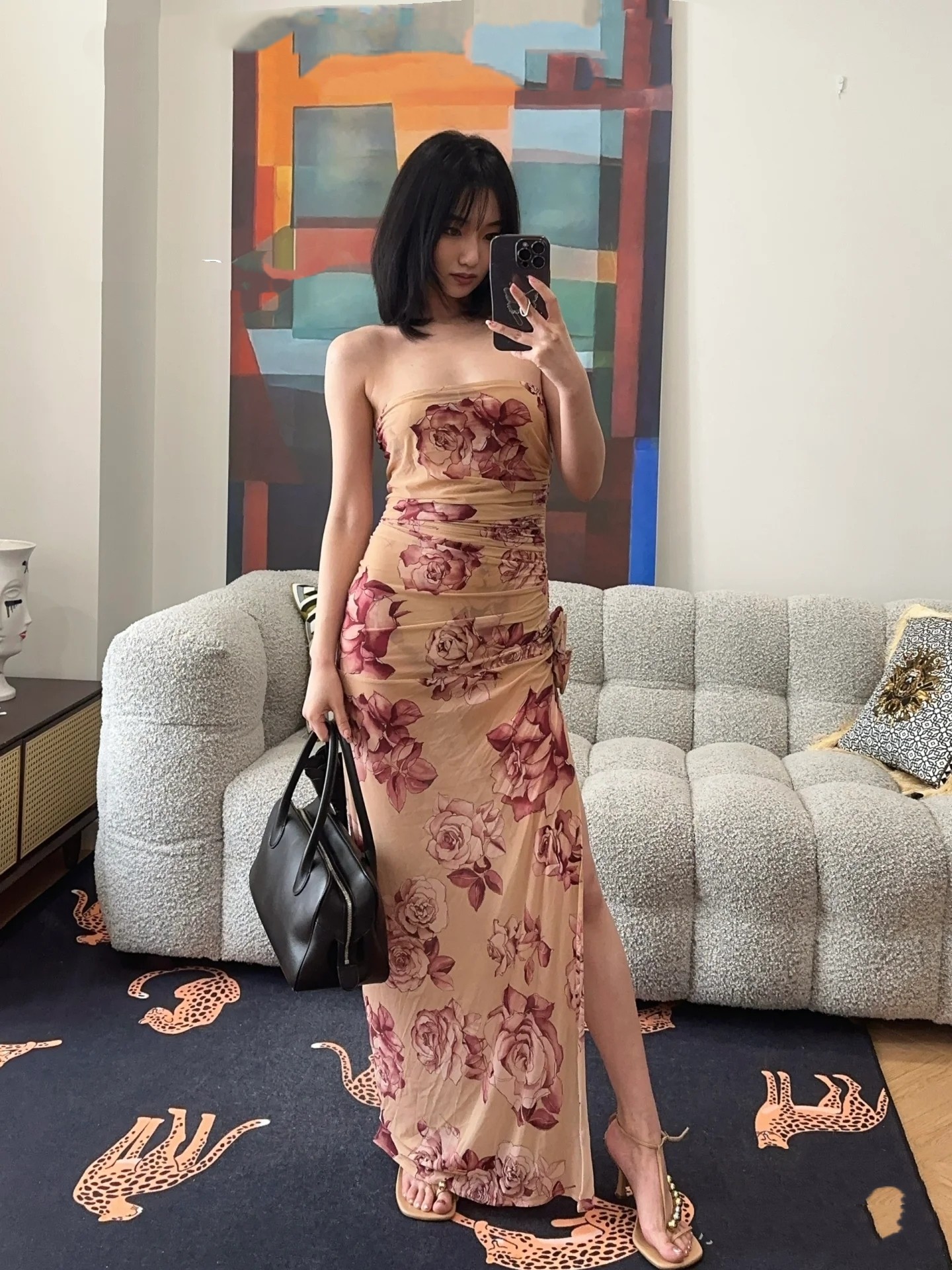 NO:334916,magda printed breast wrap dress!  SML, skirts,alexander wang19860909magda 印花裹胸连衣裙！SML,,skirts,alexander wang,Women's clothing