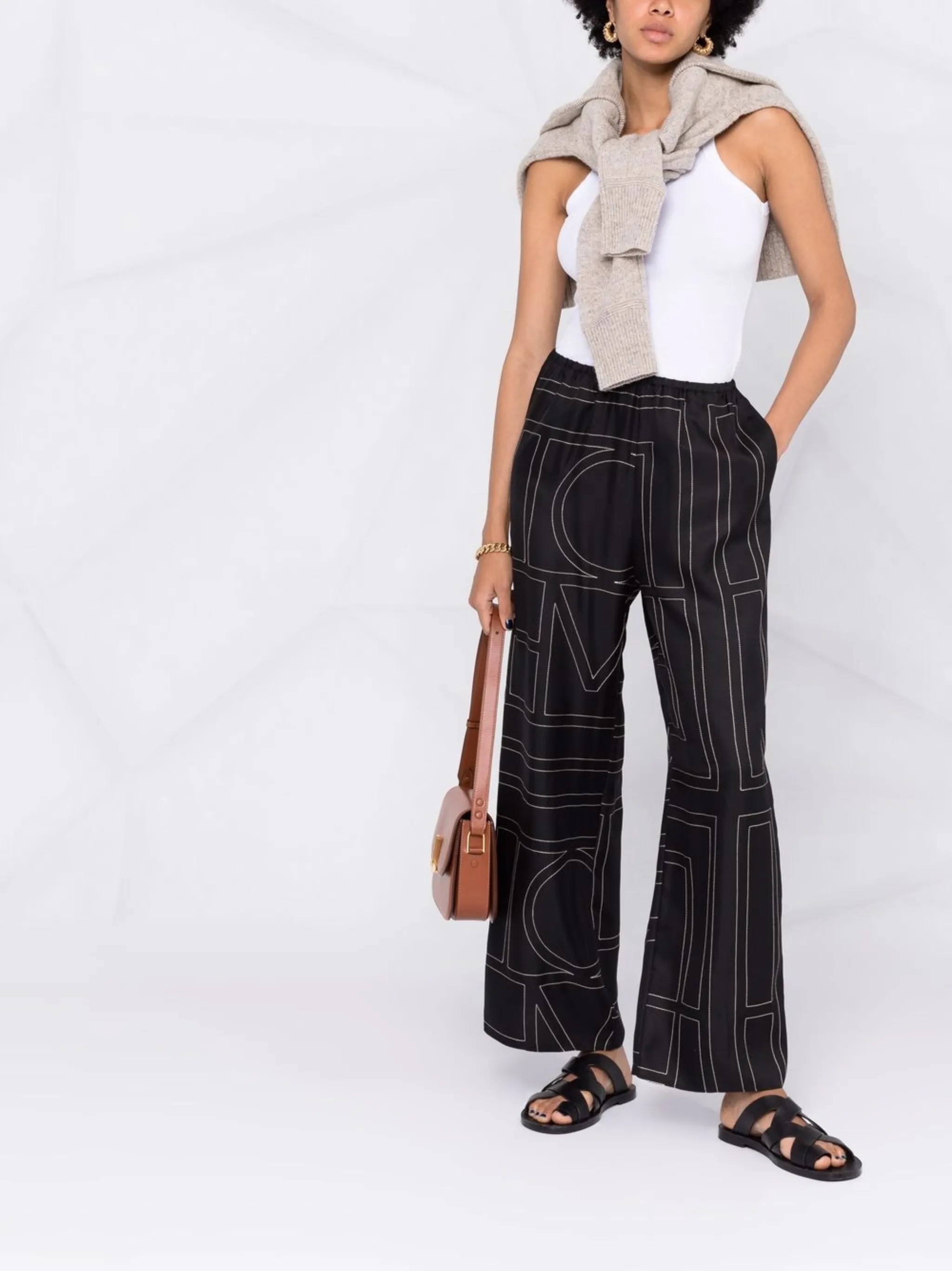 NO:412954,Silk embroidered trousers!  SML, alexander wang19860909丝质刺绣长裤！人丝 SML,,alexander wang,Women's clothing