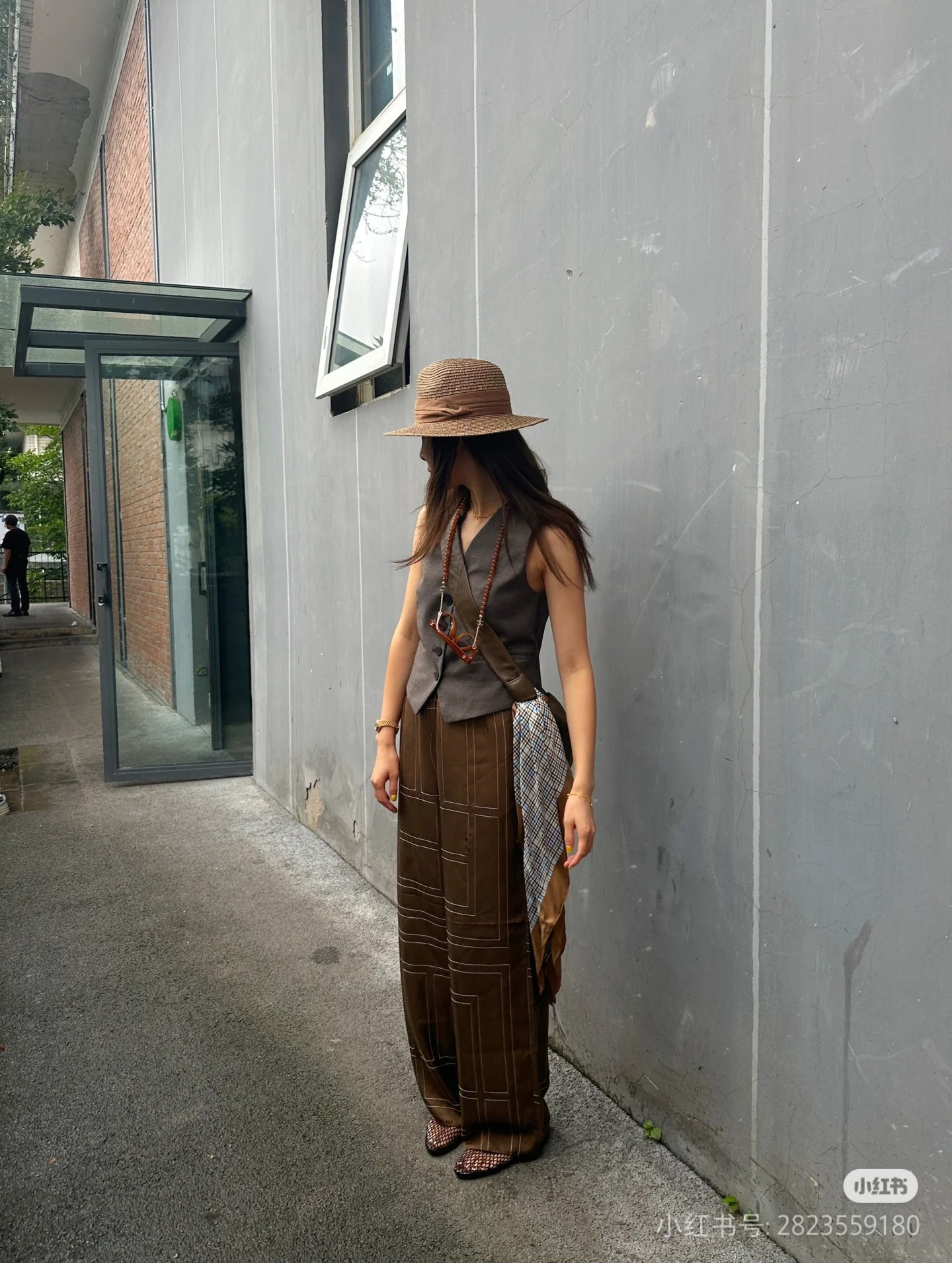 ♥️丝质刺绣长裤！人丝 SML