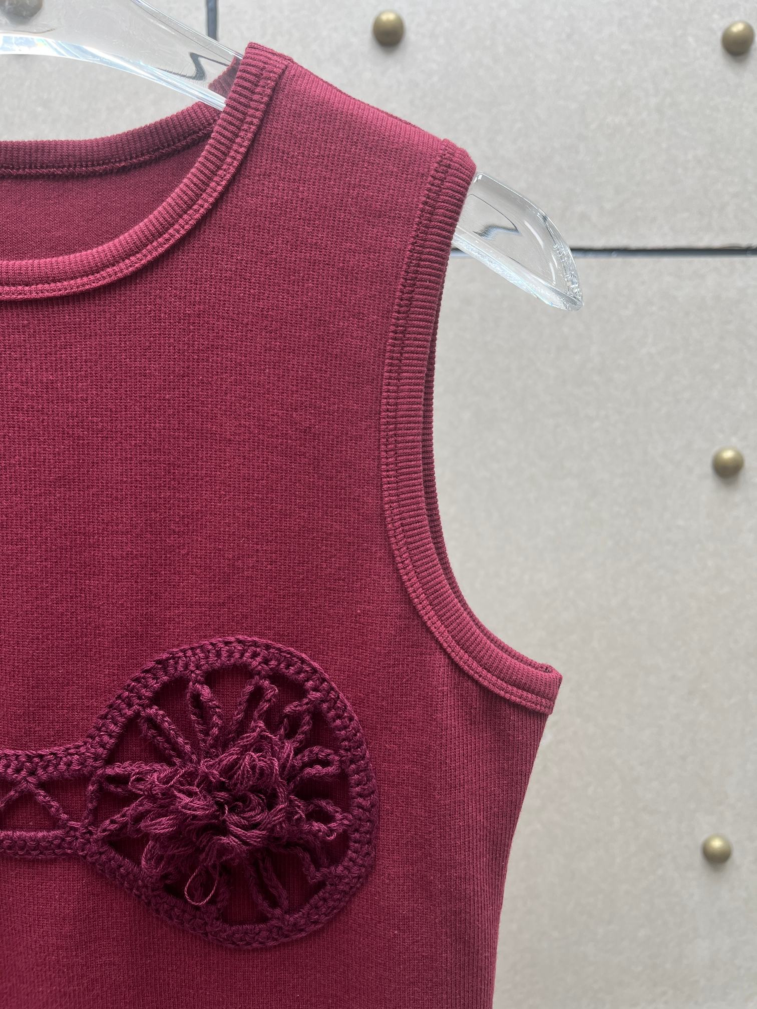 ❤️手勾拼接螺纹连衣裙！棉 三色 SML