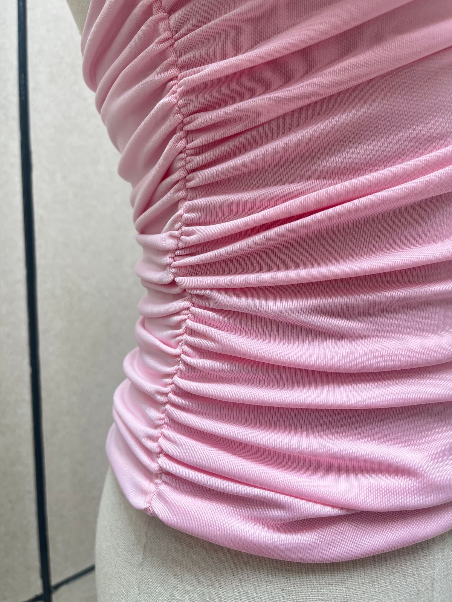 ❤️手工钉花收褶挂脖上衣！SML