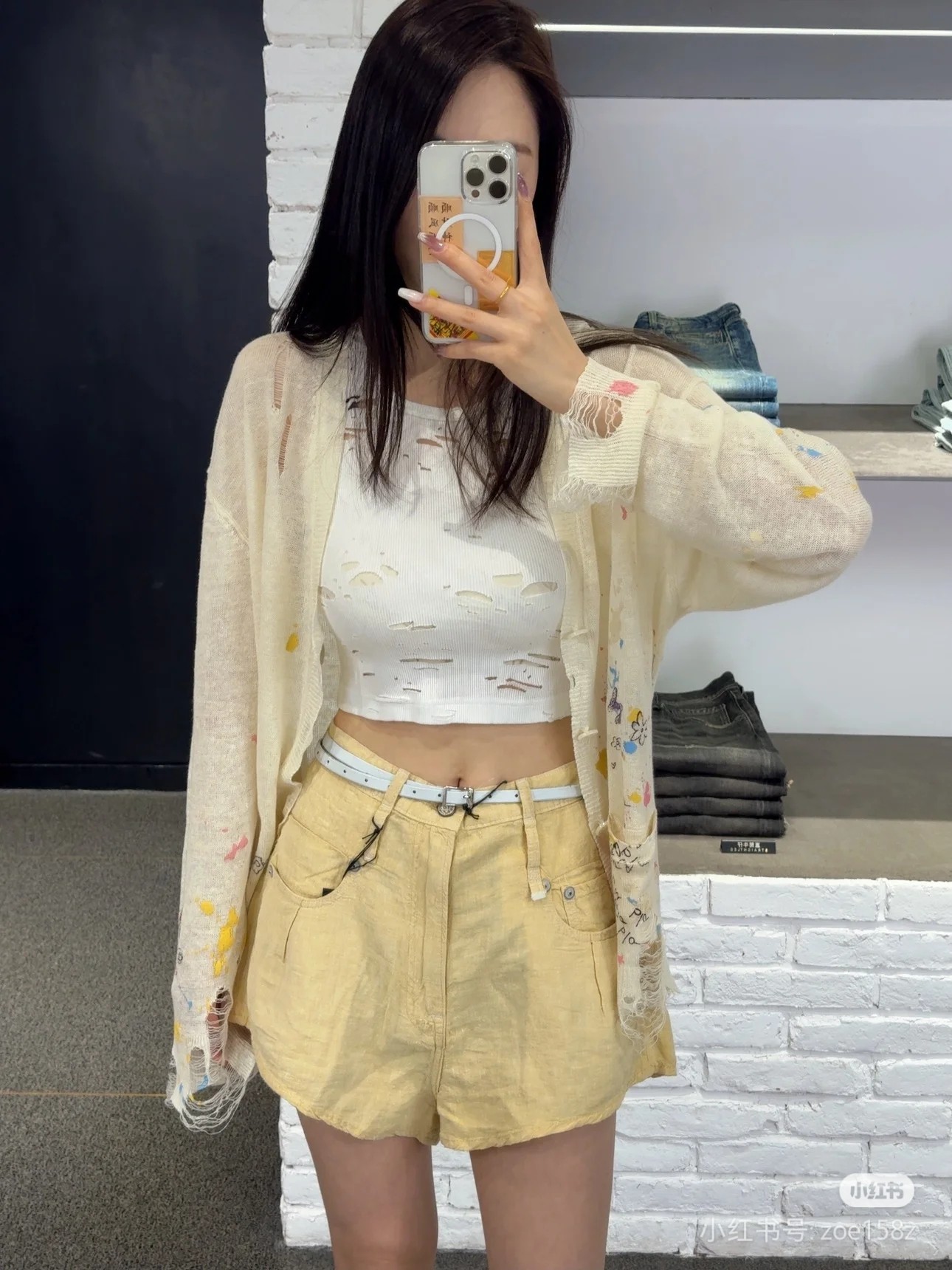 NO:423203,Line wash loose shorts!  Flax SML, shorts,alexander wang19860909亚麻洗水宽松短裤！亚麻 SML,,shorts,alexander wang,Women's clothing