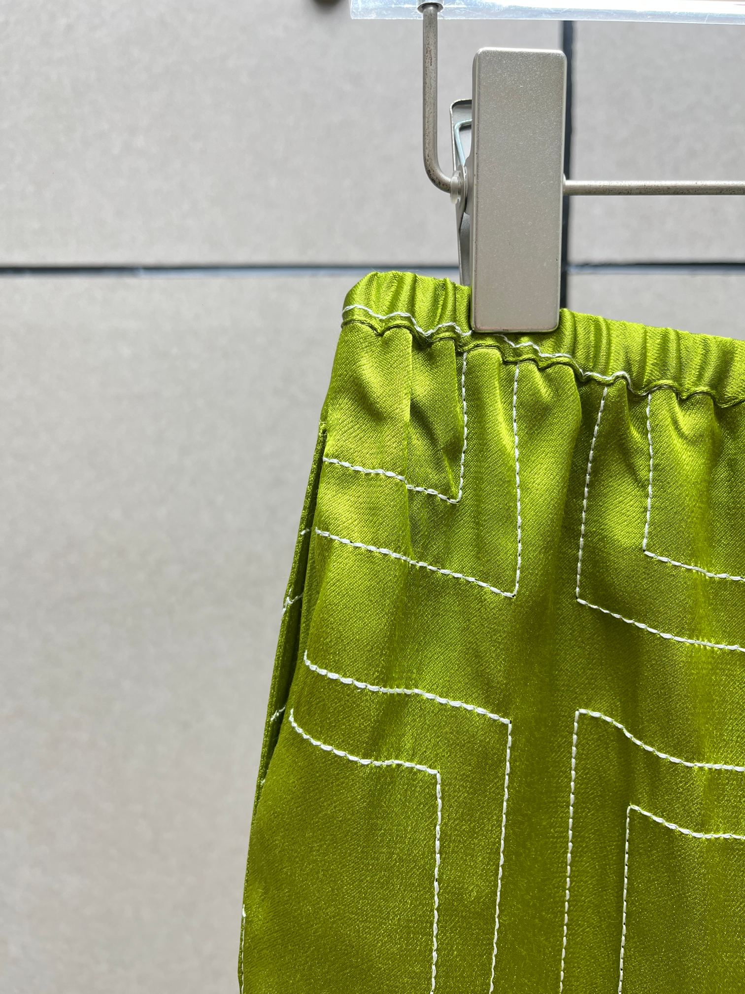 ♥️丝质刺绣短裤！人丝 SML