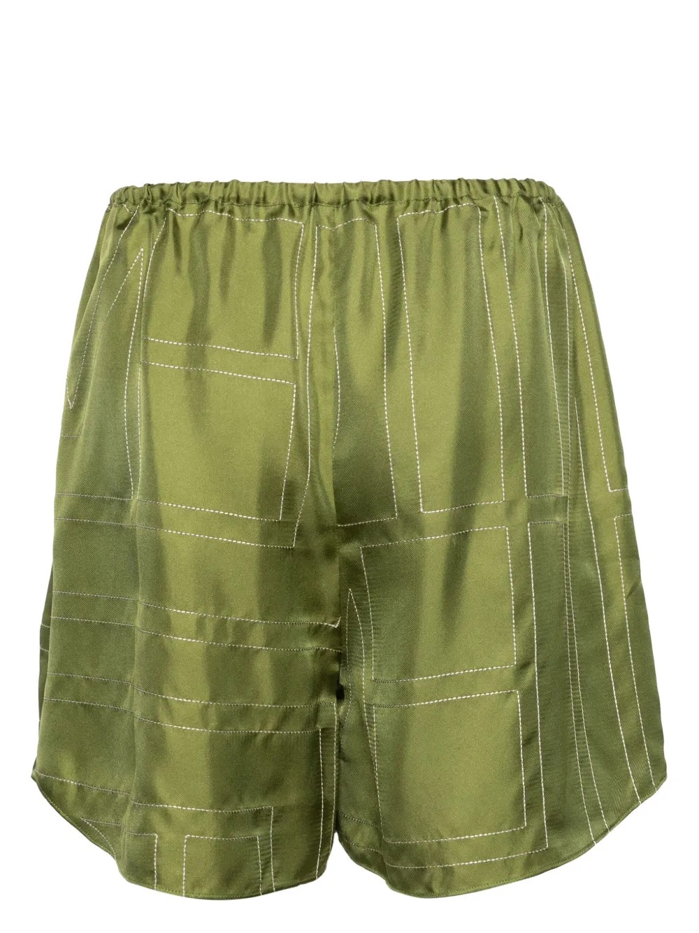 ♥️丝质刺绣短裤！人丝 SML