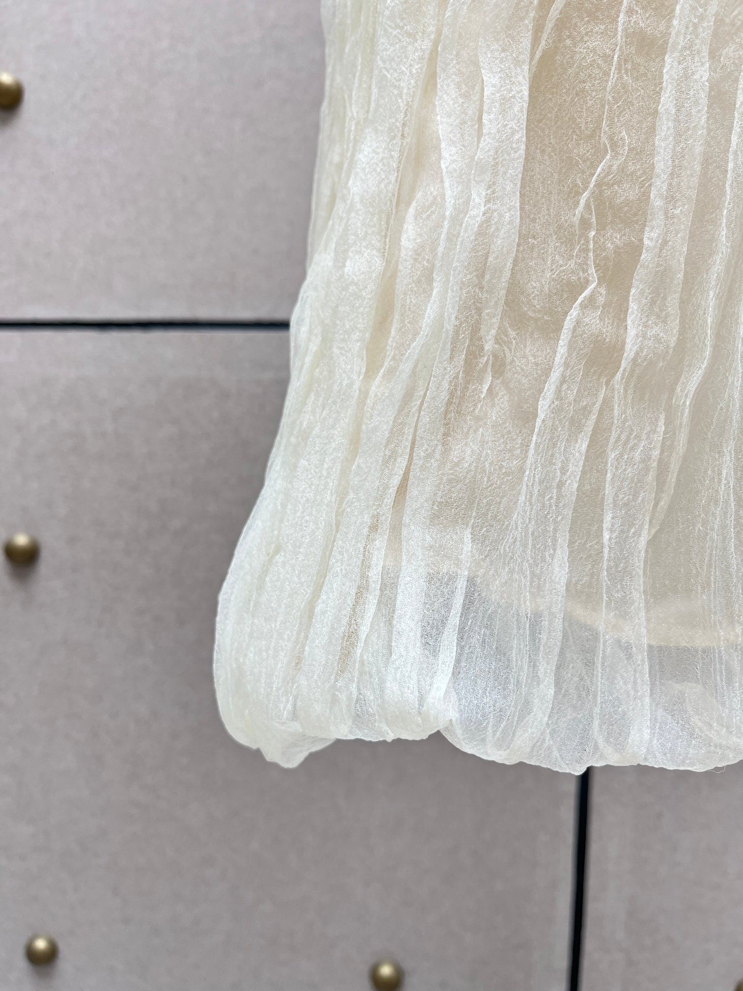 ❤️压褶纽花半裙！SML