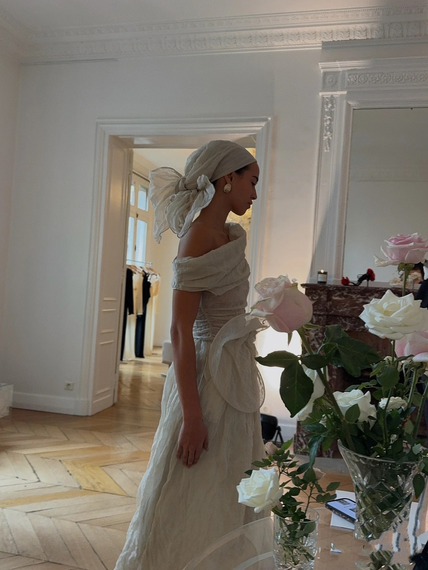 ❤️压褶纽花半裙！SML