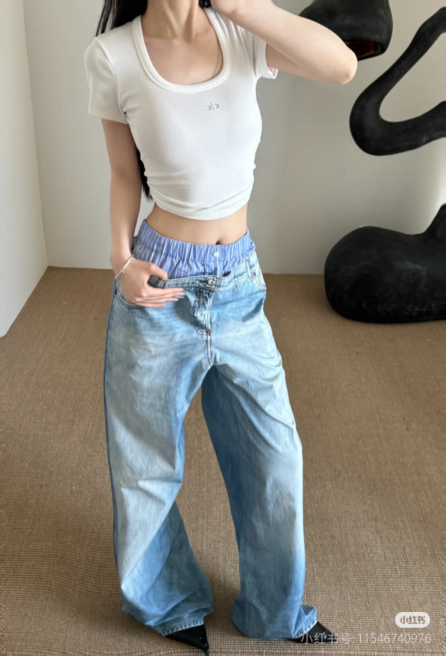 NO:426431,Double waist printed cotton trousers!  Cotton Active Print SML, alexander wang19860909双腰印花棉布长裤！棉 活性印花 SML,,alexander wang,Women's clothing