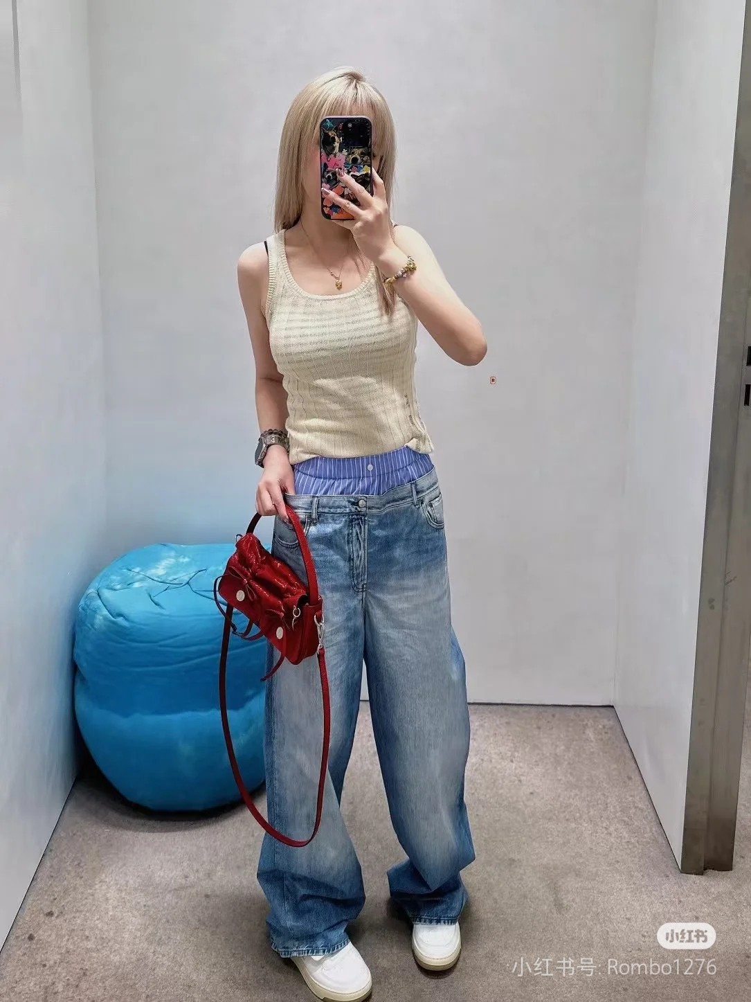 ❤️双腰印花棉布长裤！棉 活性印花 SML