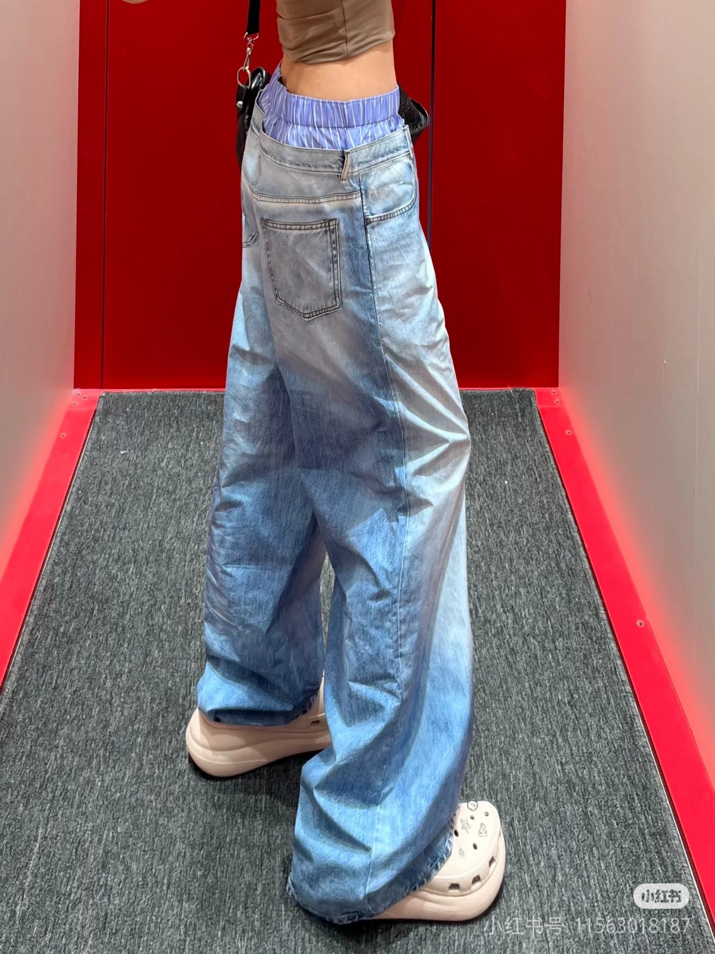 ❤️双腰印花棉布长裤！棉 活性印花 SML