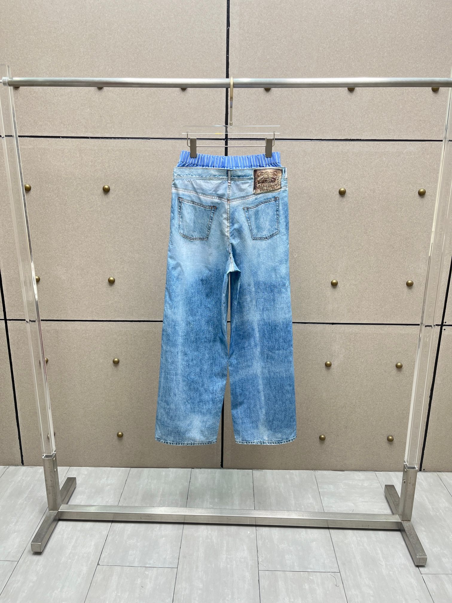 ❤️双腰印花棉布长裤！棉 活性印花 SML