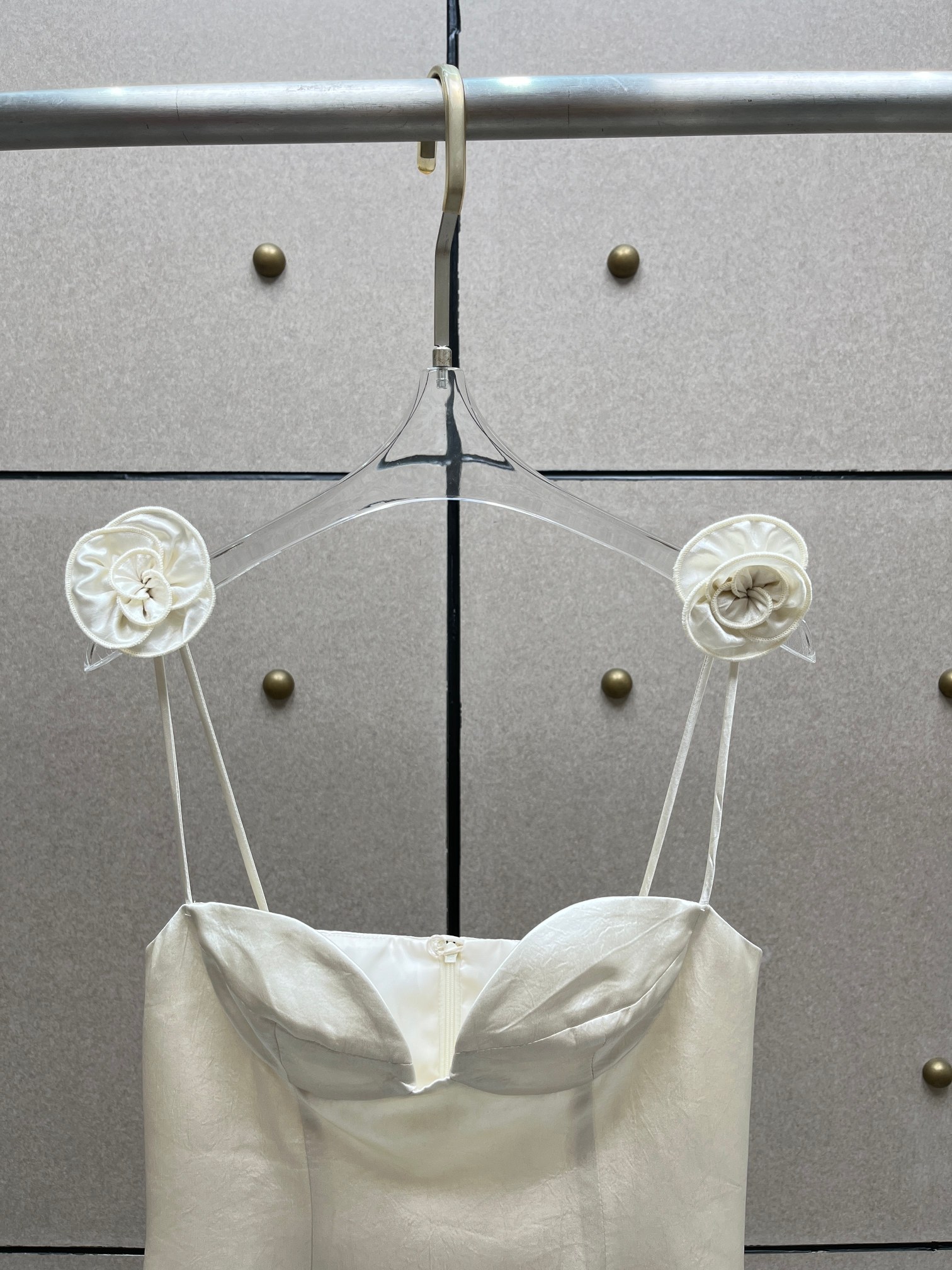 ❤️magda 花朵吊带连衣裙！100％醋酸 两色 SML